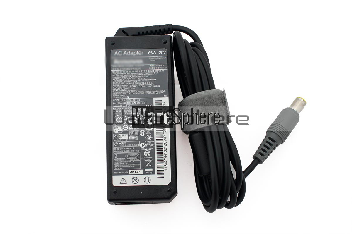 65W 20V 3.25A AC Adapter for Lenovo ThinkPad L410 PA-1650-54I 42T4416 42T4417 42T4418