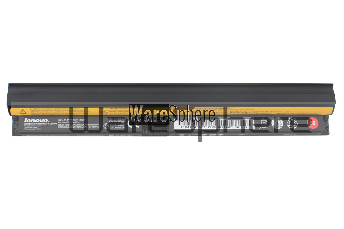 32Wh (11.1V 2.8Ah) Rechargeable Li-ion Battery for Lenovo ThinkPad X100e X120e 42T4891 