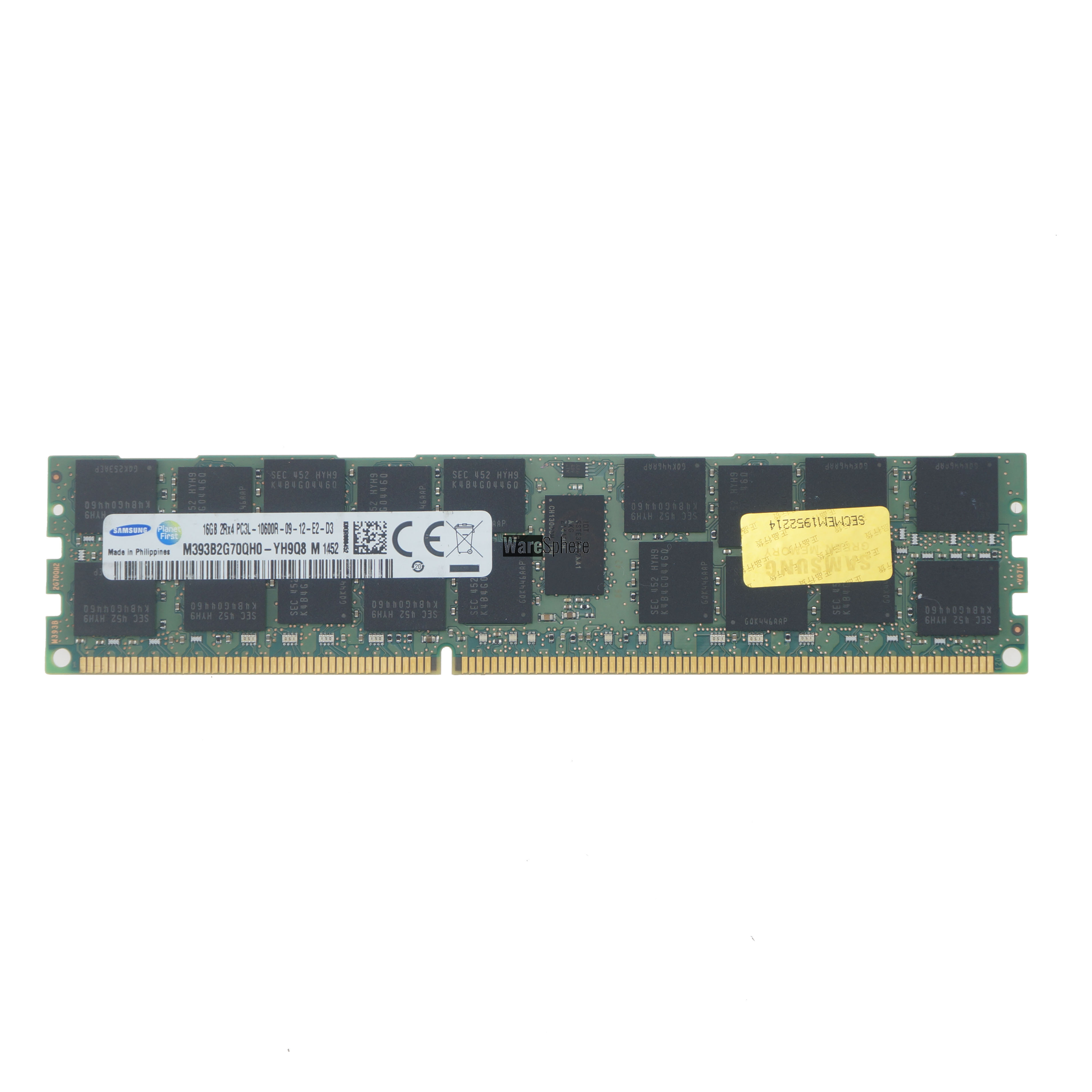 16GB DIMM RAM Memory Card For SAMSUNG M393B2G70QH0-YH9Q8 2Rx4 PC3L 10600R