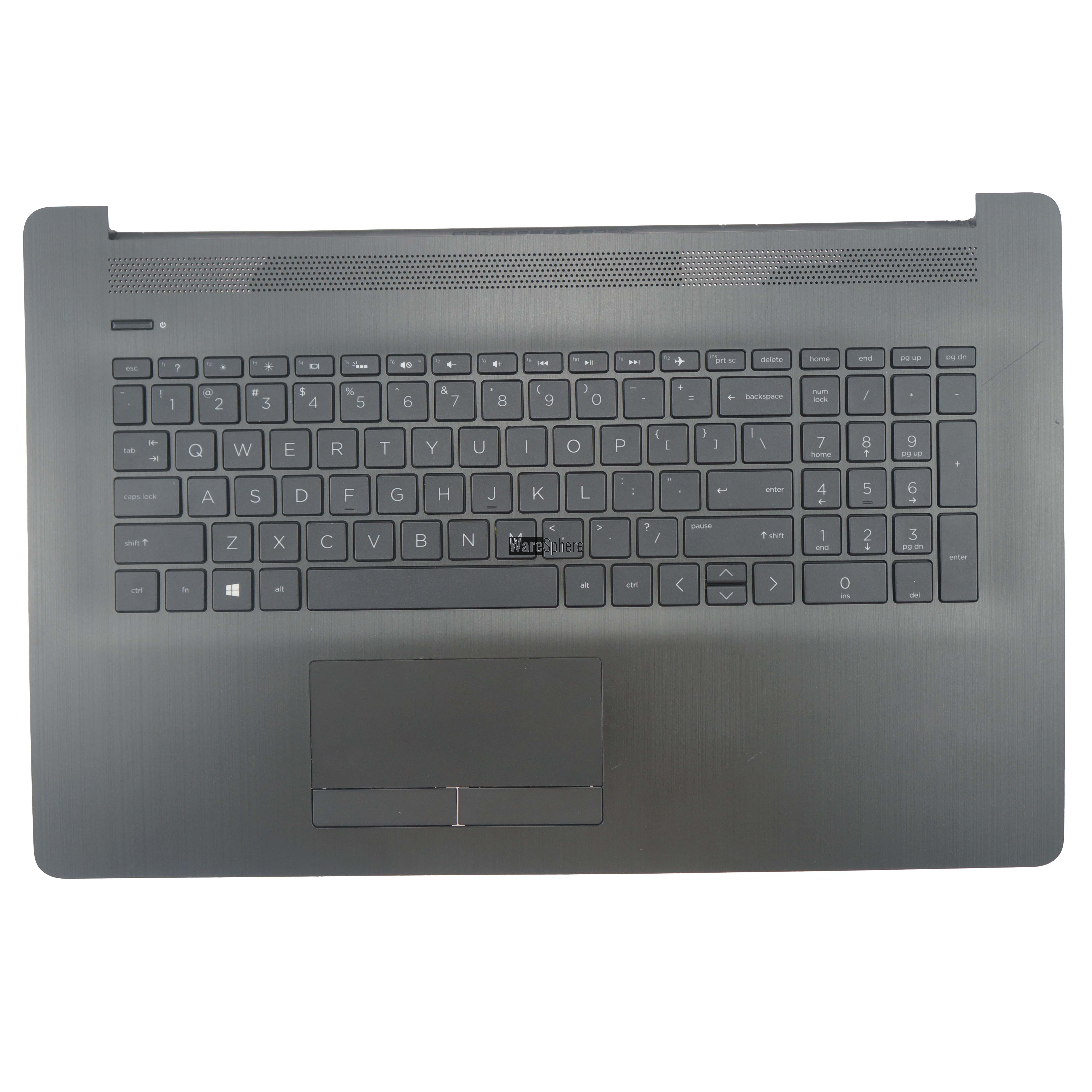 Top Cover Upper Case for HP 17-BY Palmrest With Keyboard 6070B1308103 L22750-001 Black US 