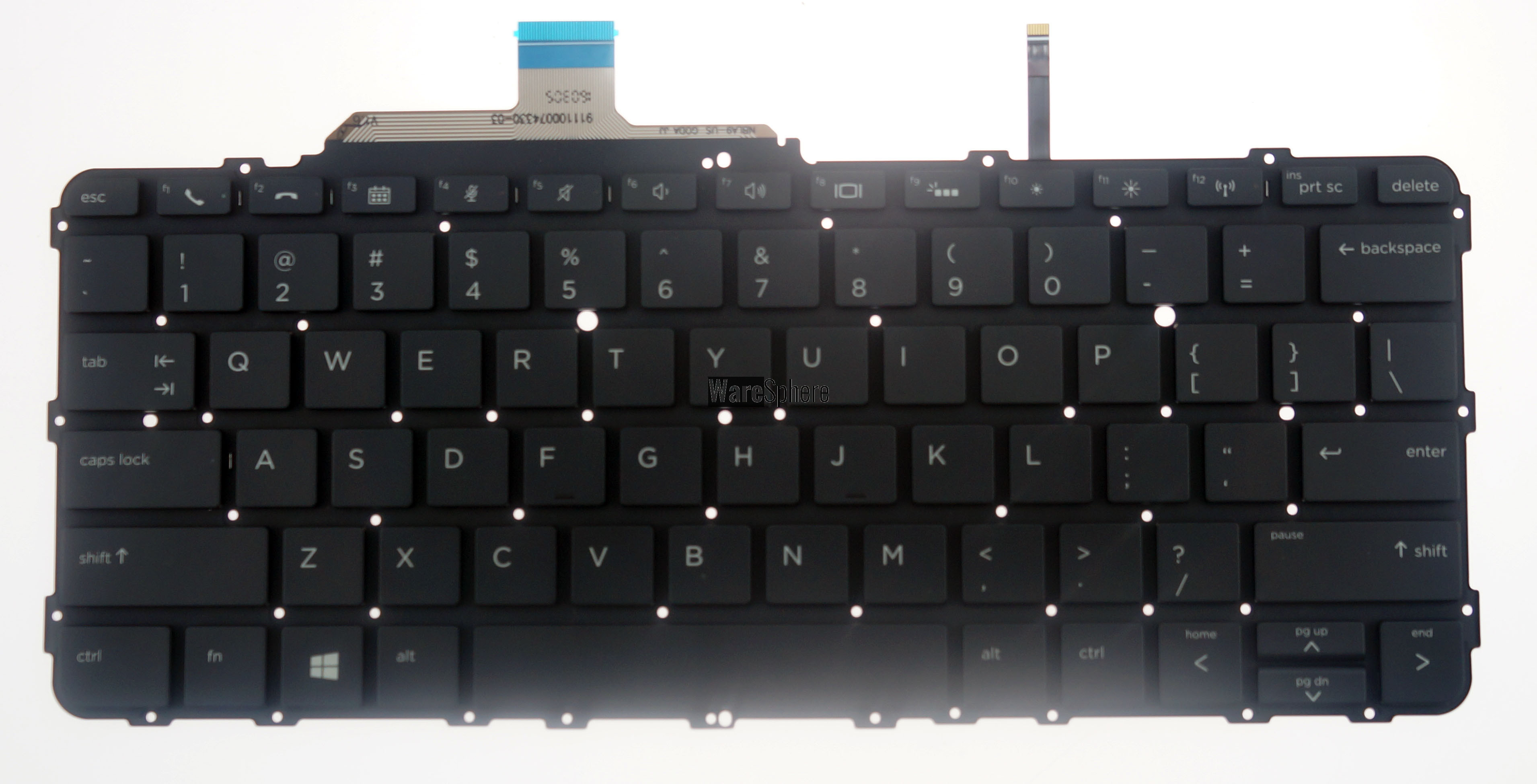 Laptop US Backlit Keyboard for HP EliteBook Folio G1 850915-001 6037B0120101 Black 