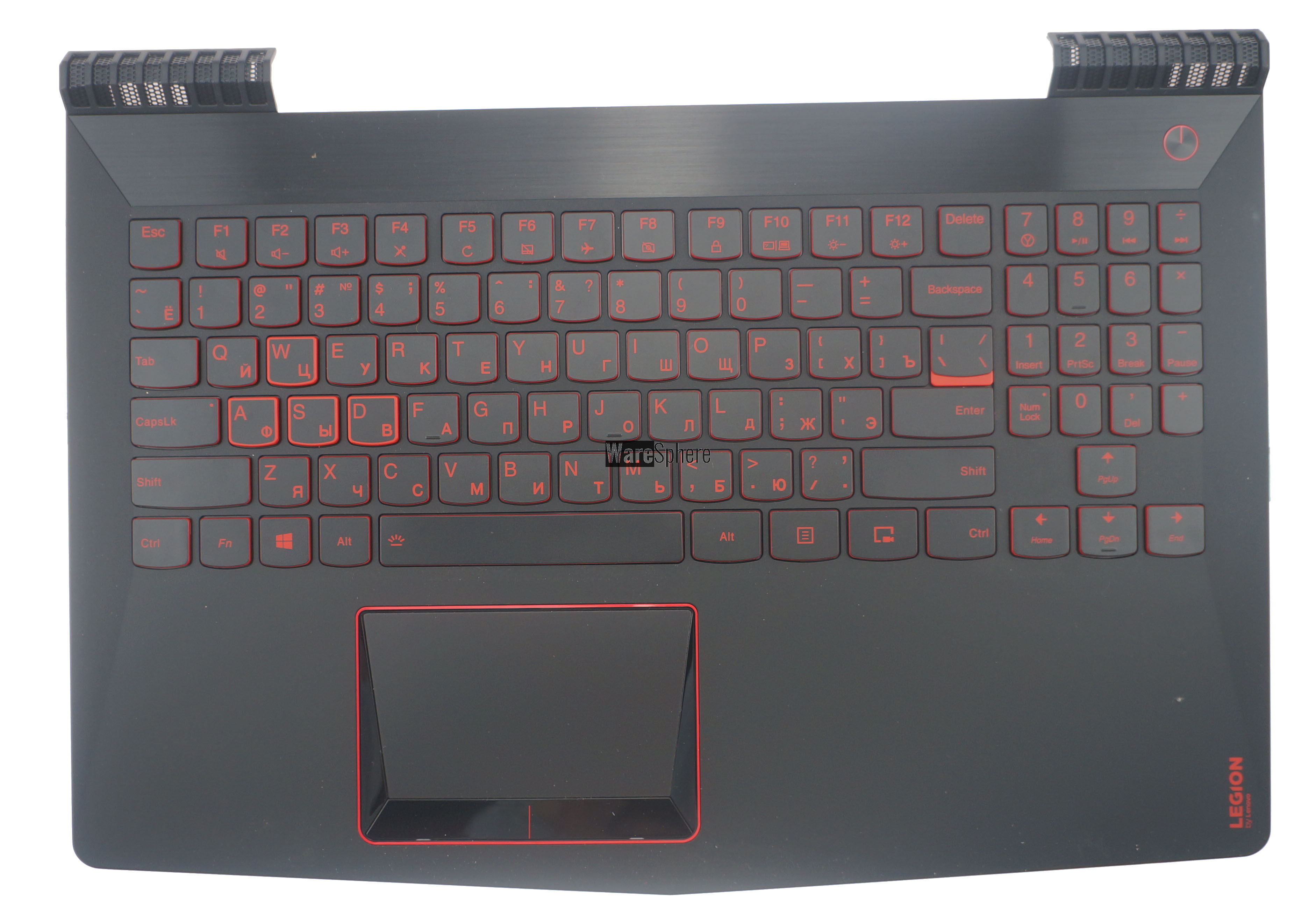 Top Cover Upper Case for Lenovo Legion Y520-15IKB Palmrest With Keyboard Touchpad 5CB0N00242 Black RU
