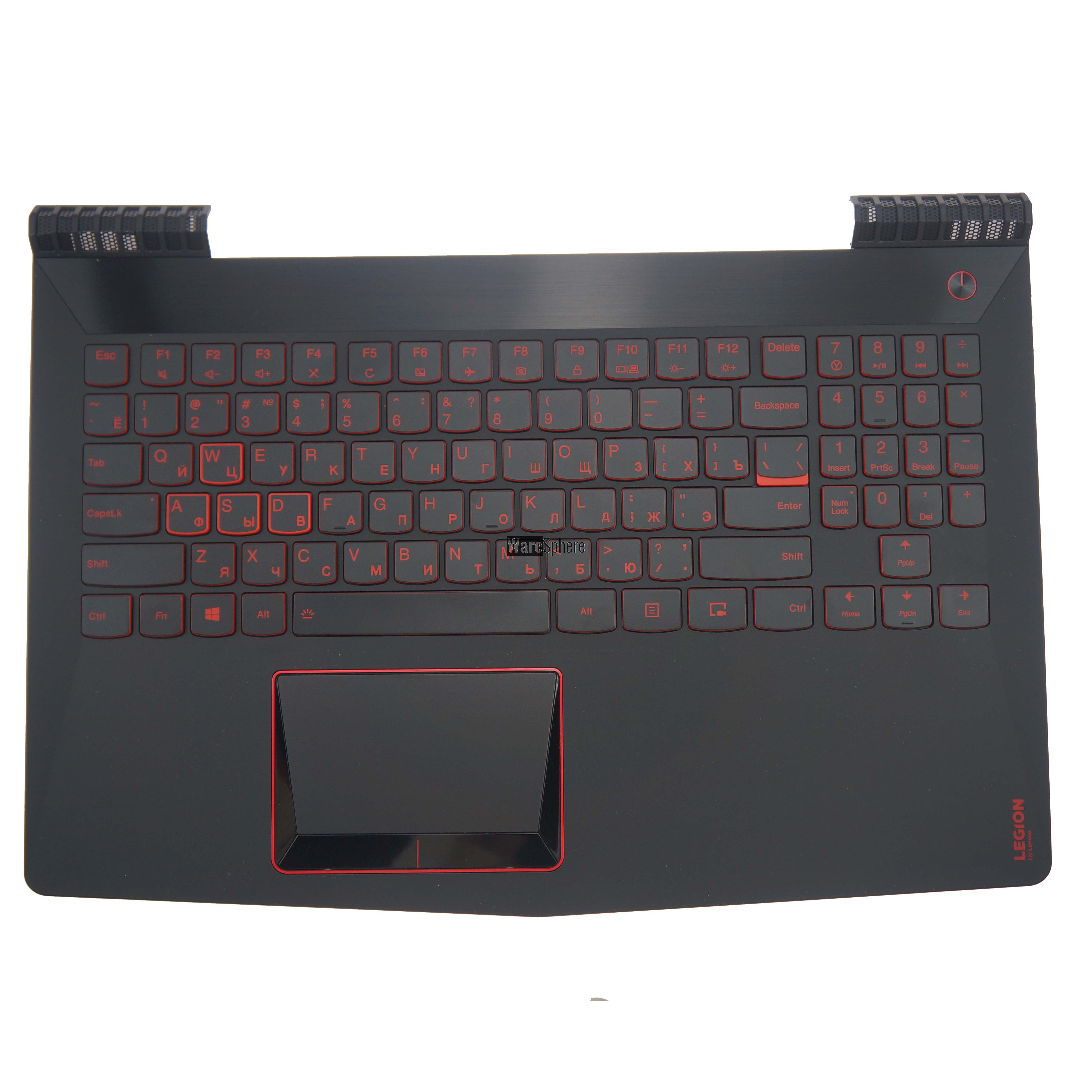 Top Cover Upper Case for Lenovo Legion Y520-15IKB Palmrest With Keyboard Touchpad 5CB0N00242 Black RU A-