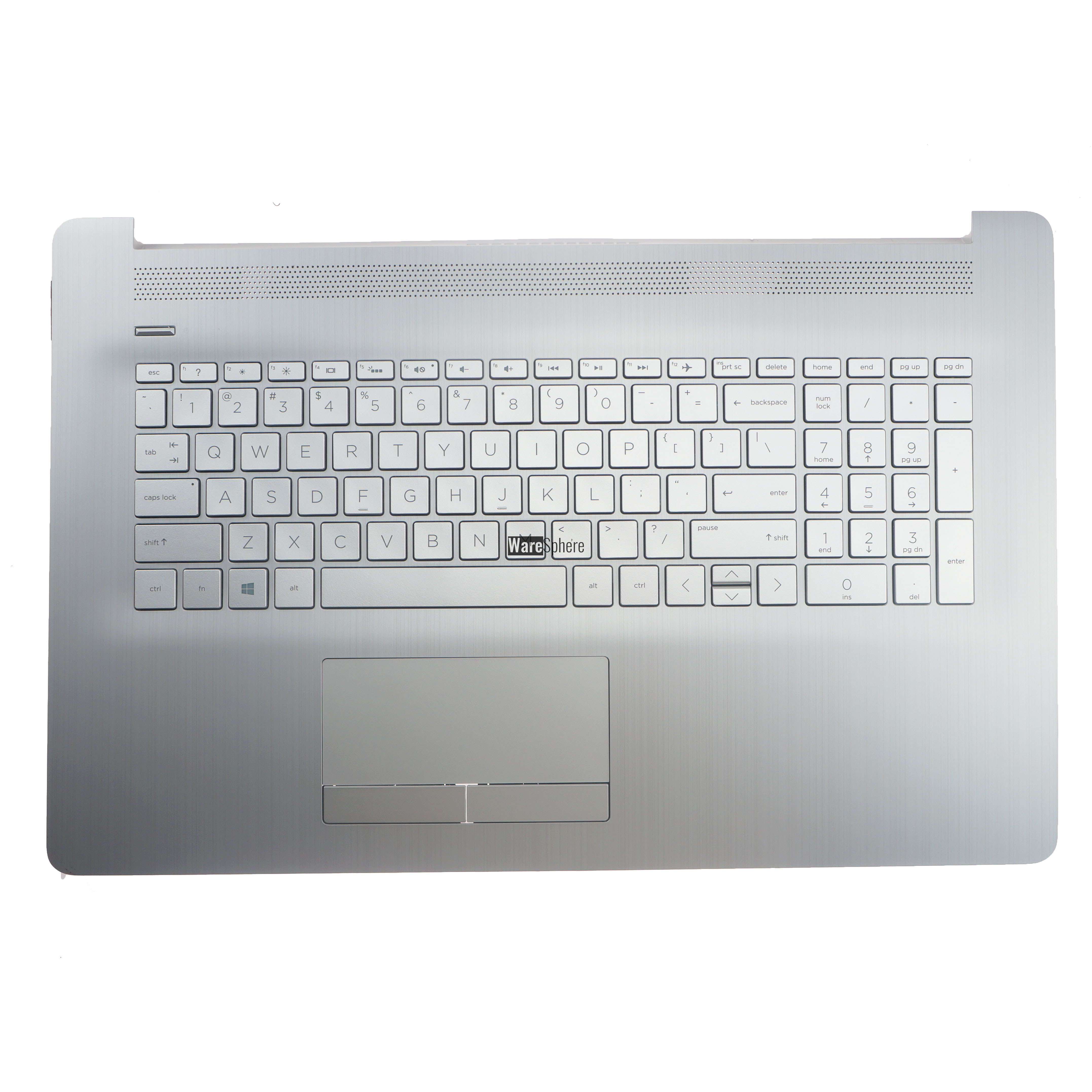 Top Cover Upper Case for HP 17-BY Palmrest With Backlit Keyboard With ODD 6070B1308113 L92787-001 Sliver US 