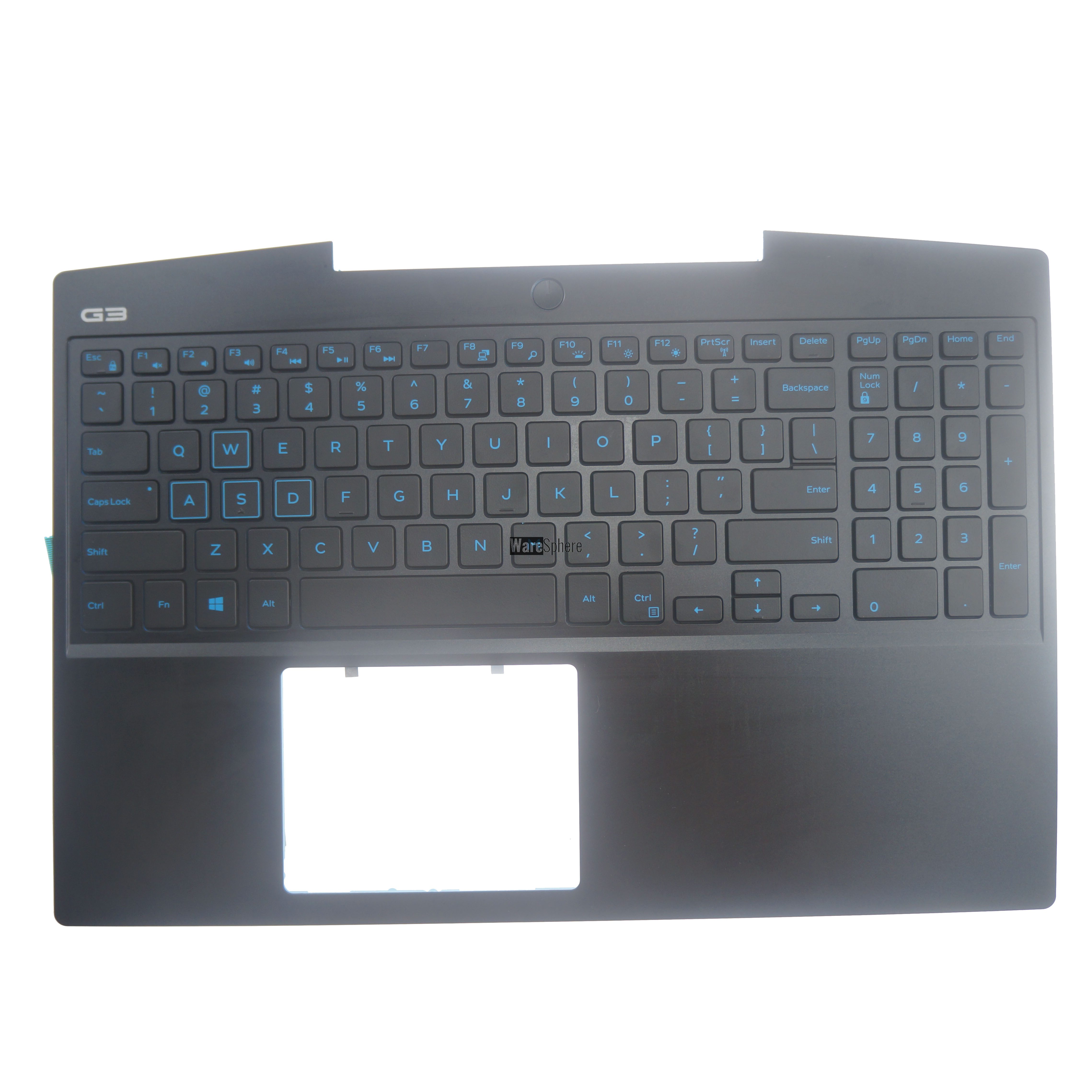 Top Cover Upper Case Blue side for Dell G3 15 3590 With Blue Keyboard Palmrest P0NG7 0P0NG7 460.0H703.0001 Black