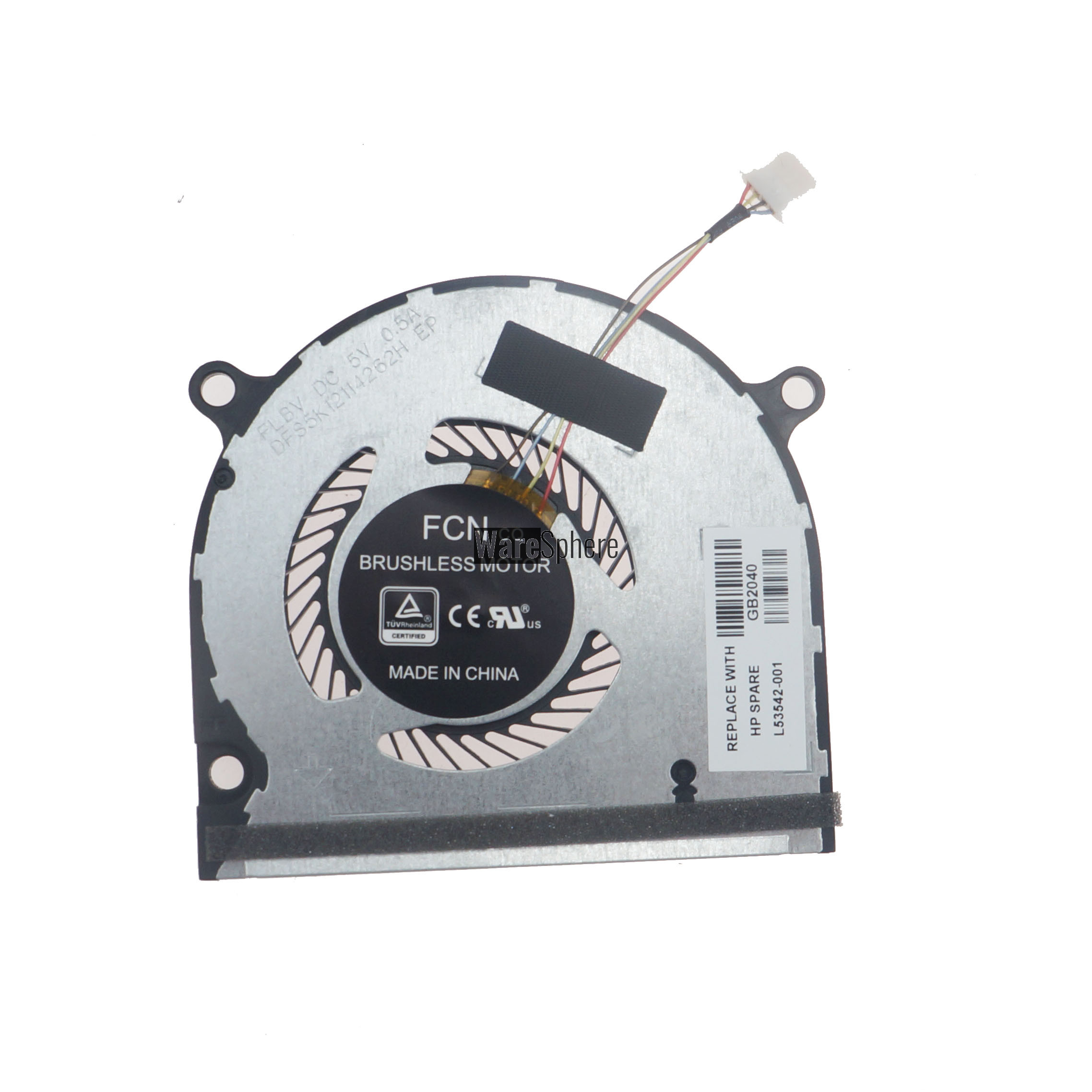 CPU Cooling Fan For HP ENVY x360 Convertible 15-dr L53542-001