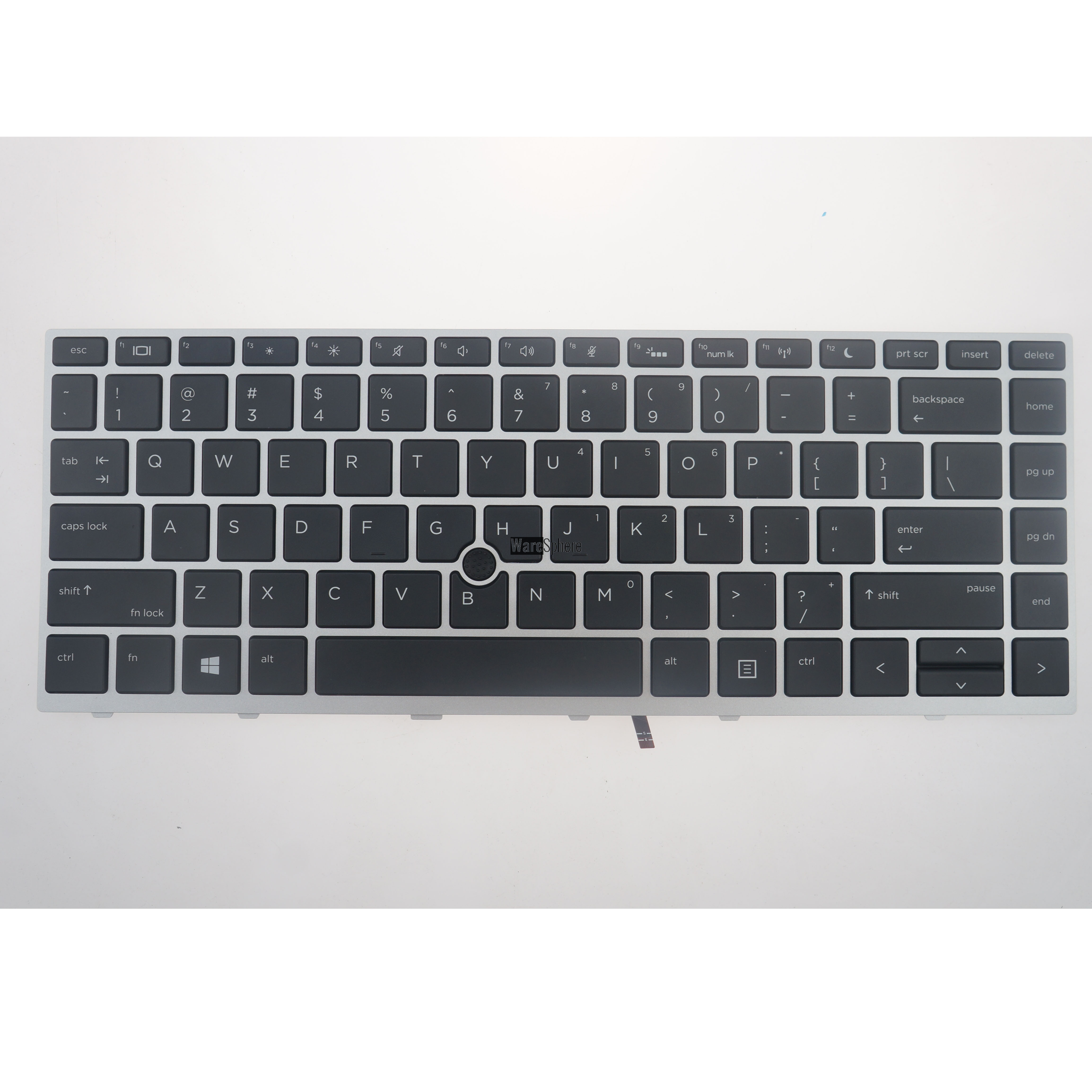 Laptop US Keyboard for HP  640 G4 G5 with Backlit Silver Frame Point L140501-001 L00737-001 L09548-001