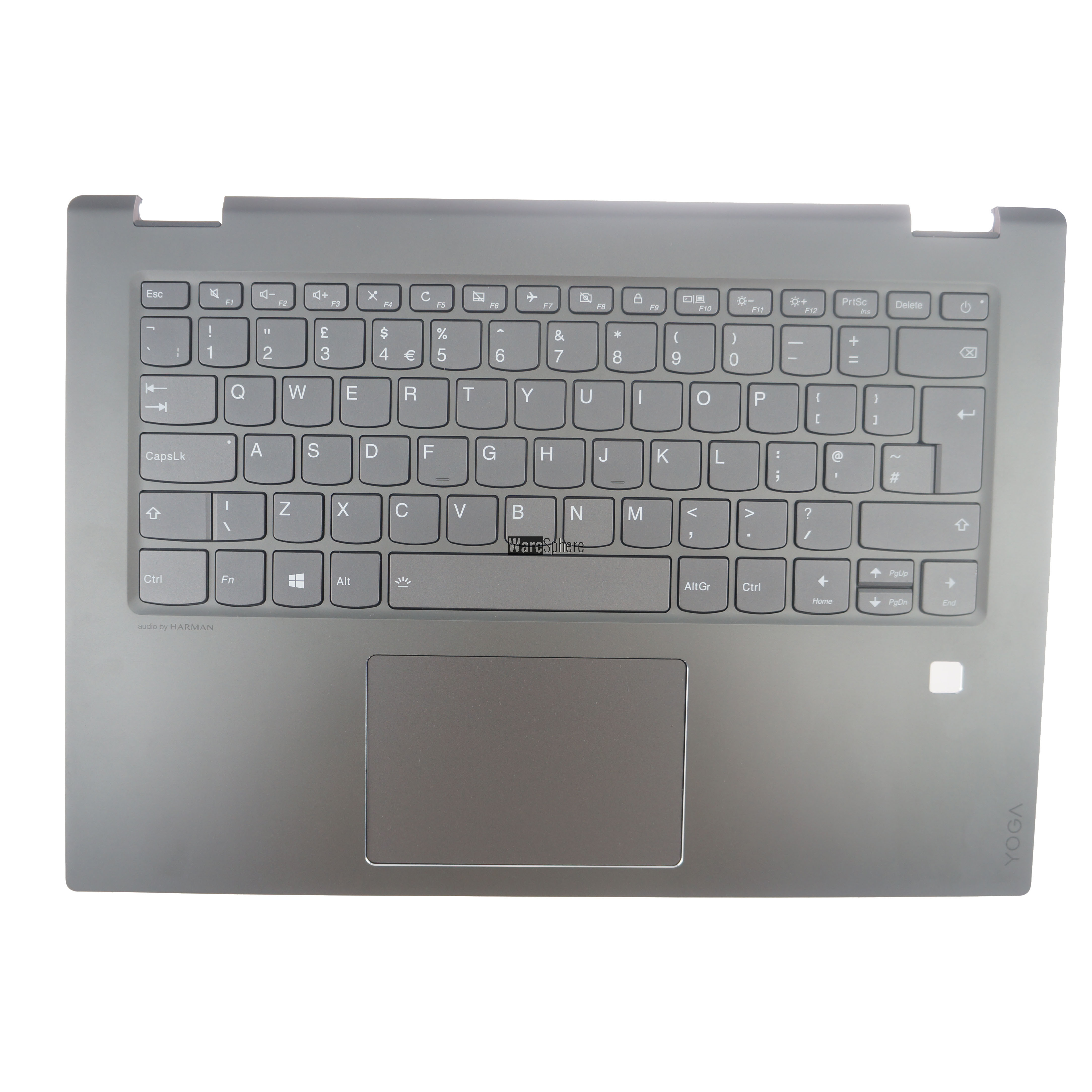 Top Cover Upper Case for Lenovo Yoga 520-14IKB  Palmrest with Backlit Keyboard Touchpad 5CB0N67765 Black UK