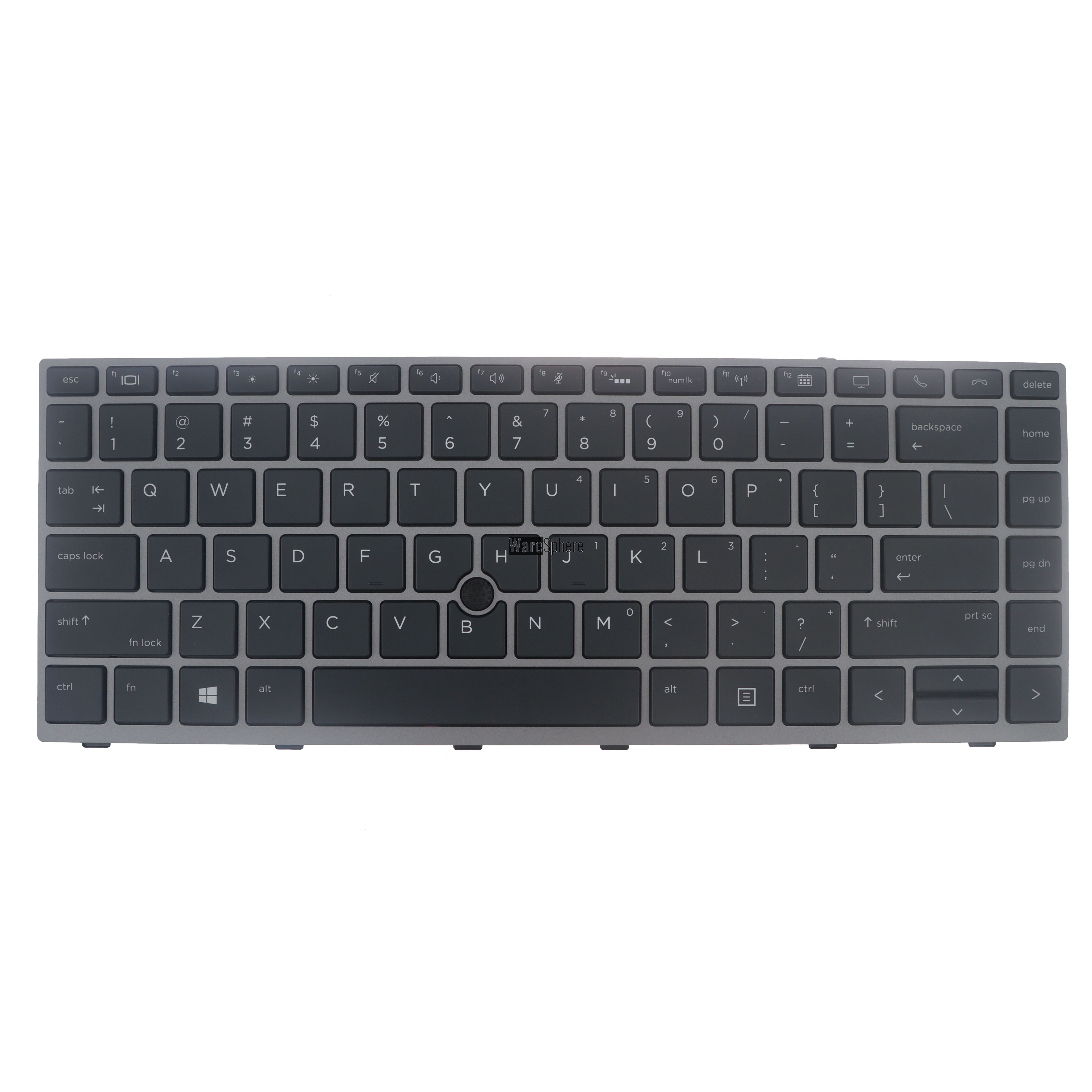 Laptop US Keyboard for HP EliteBook 840 G5 with Backlit Gray Frame Point 