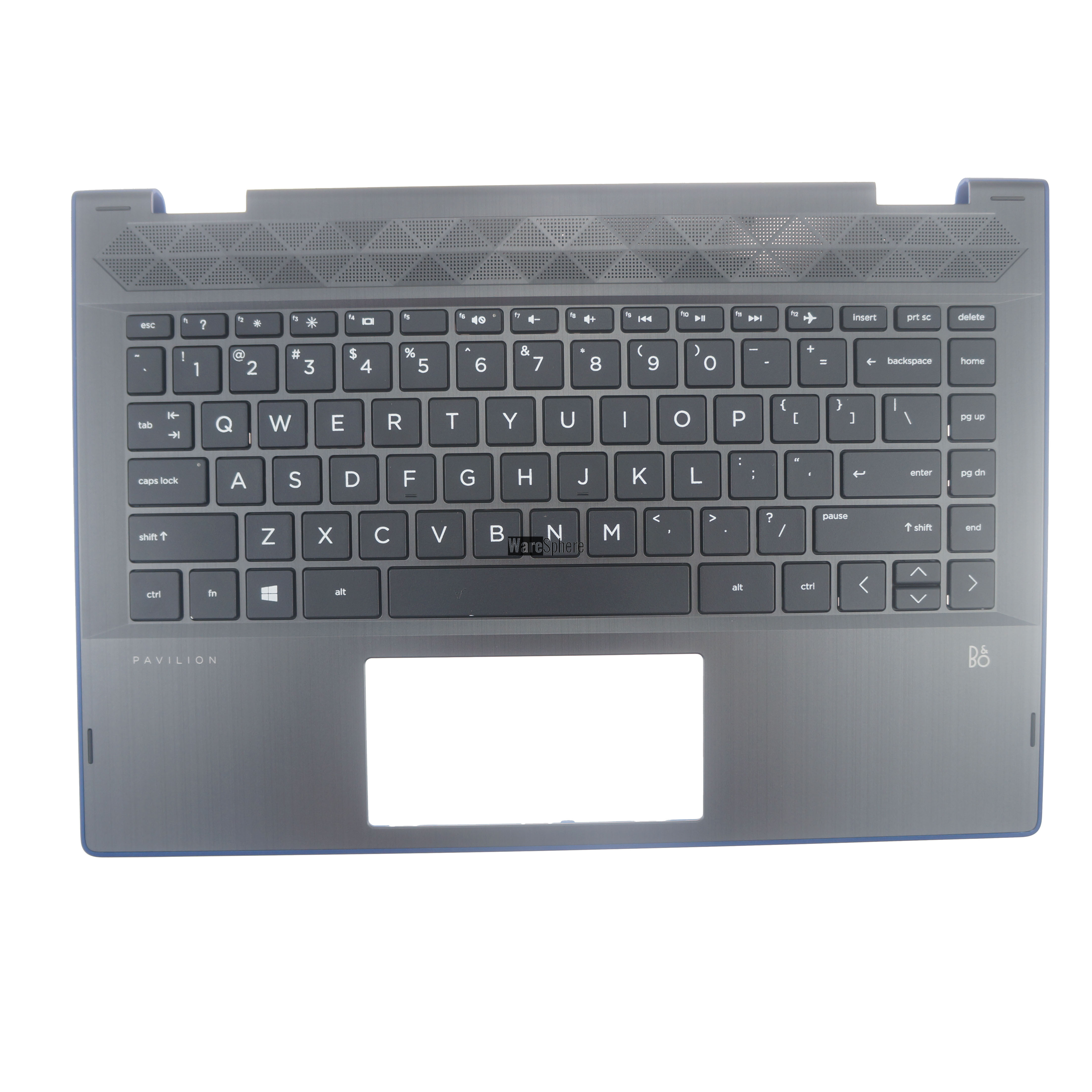 Top Cover Upper Case for HP Pavilion x360 14-CD Palmrest with Keyboard 4600E8140021 L18951-001 Black Blue Side