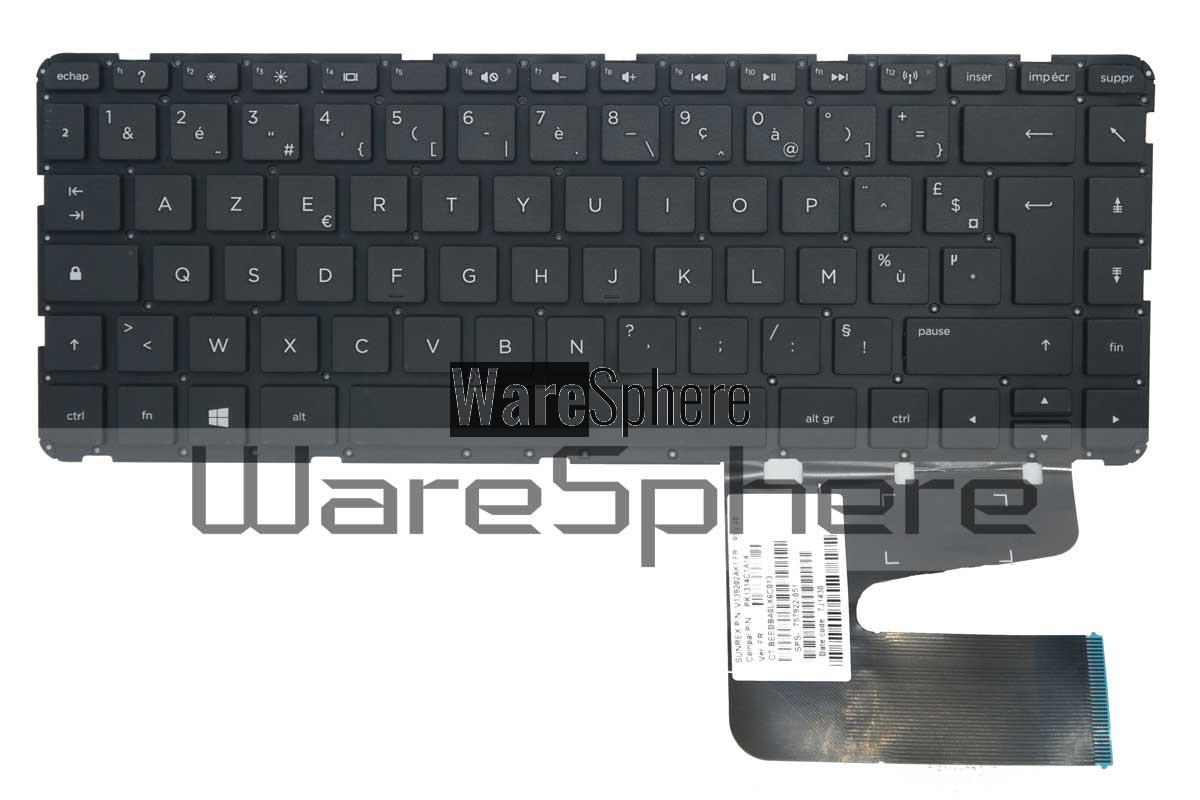 Keyboard for HP Pavilion 14-N000 PK1314C1A14 V139202AK1 FR Black