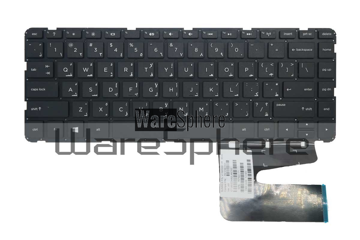 Keyboard for HP Pavilion 14-N000 PK1314C1A03 V139202AS1 AR Black