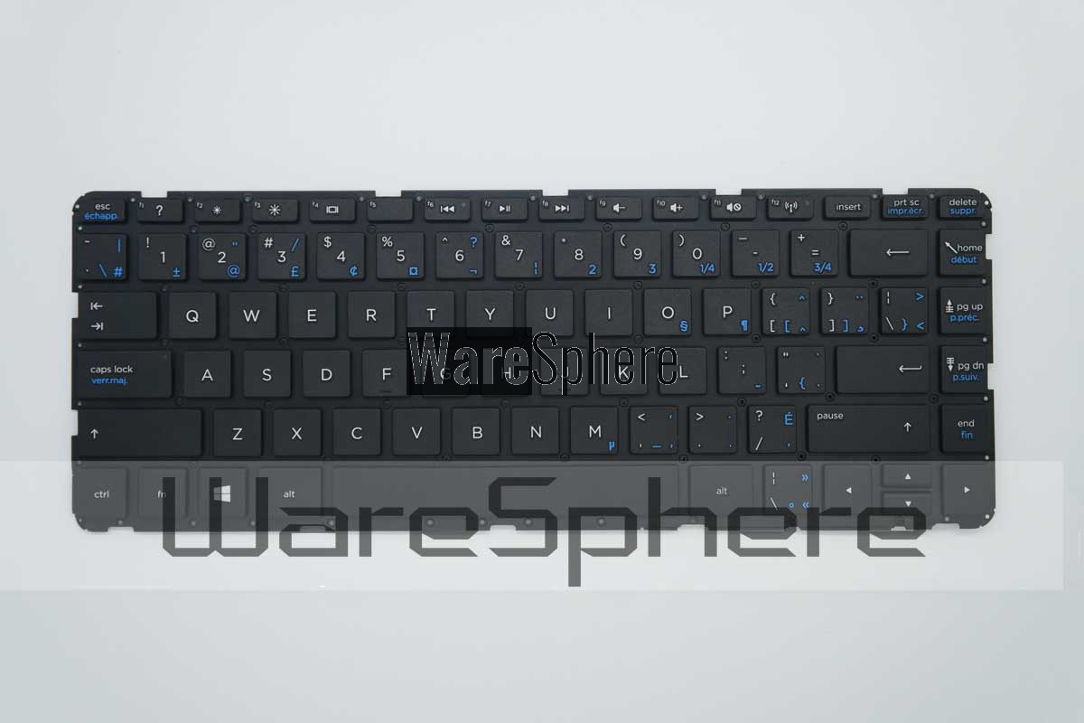 Keyboard for HP Pavilion 14-N000 PK1314C1A18 V139202AS2 SL Black