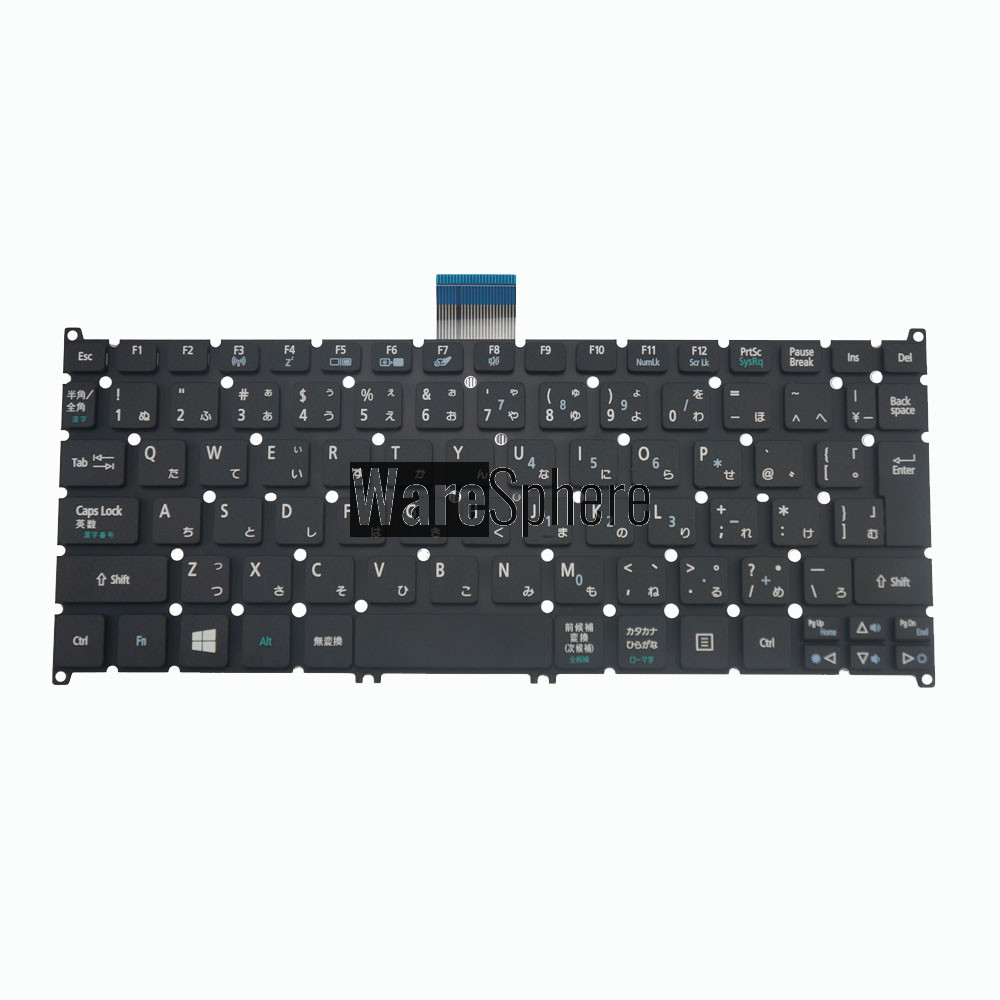 Laptop JPN Keyboard for Acer Travel Mate B113 V128202CJ3 PK130RO1B28 Black