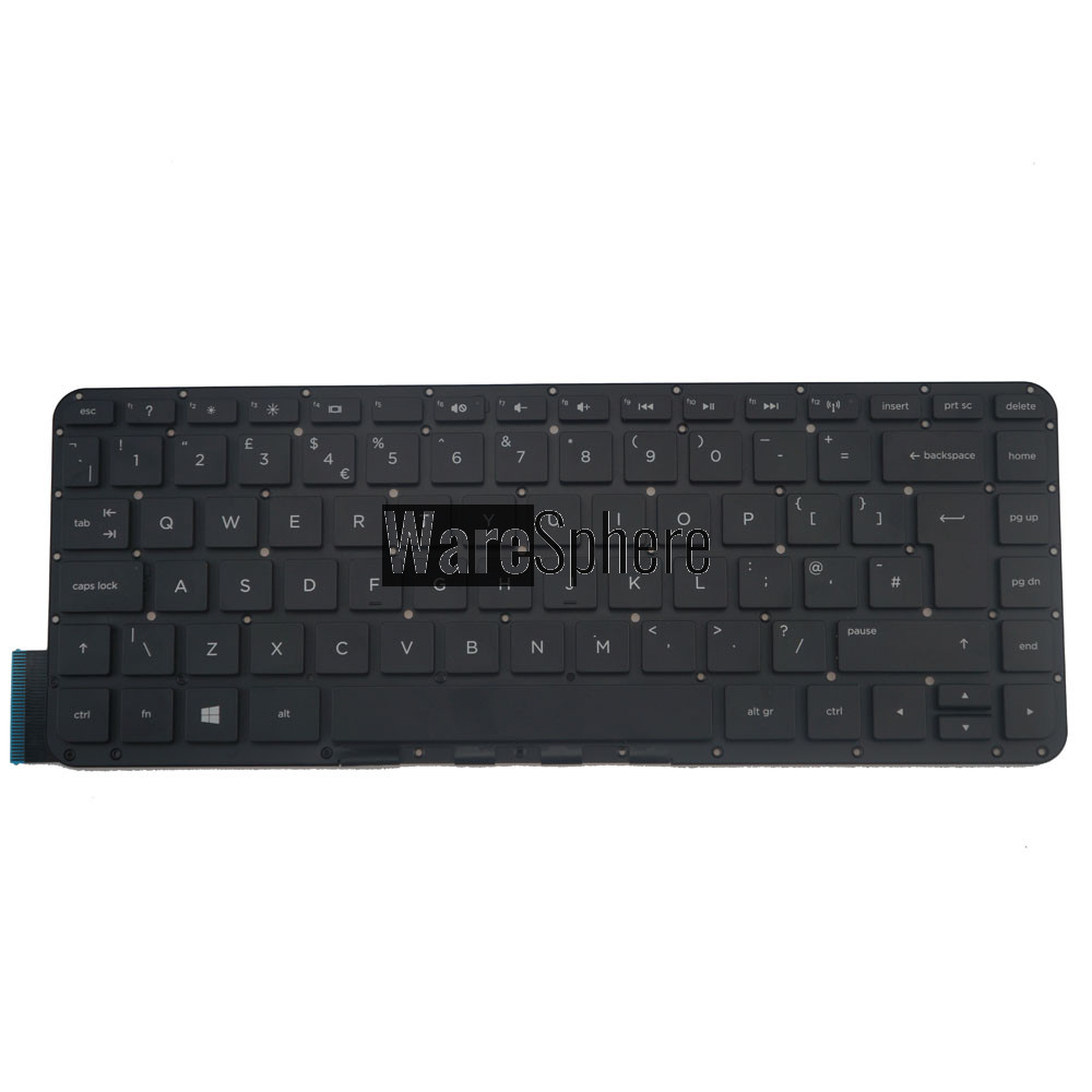 Laptop UK Keyboard for HP Pavilion Split X2 13-M 735645-031 Black