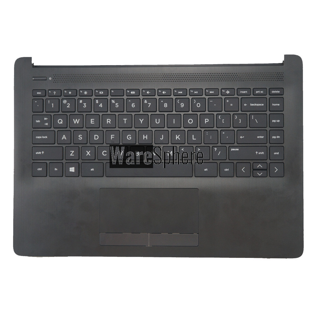 Top Cover Upper Case for HP Pavilion 14-CK Palmrest with Keyboard Touchpad L23241-001 Black US