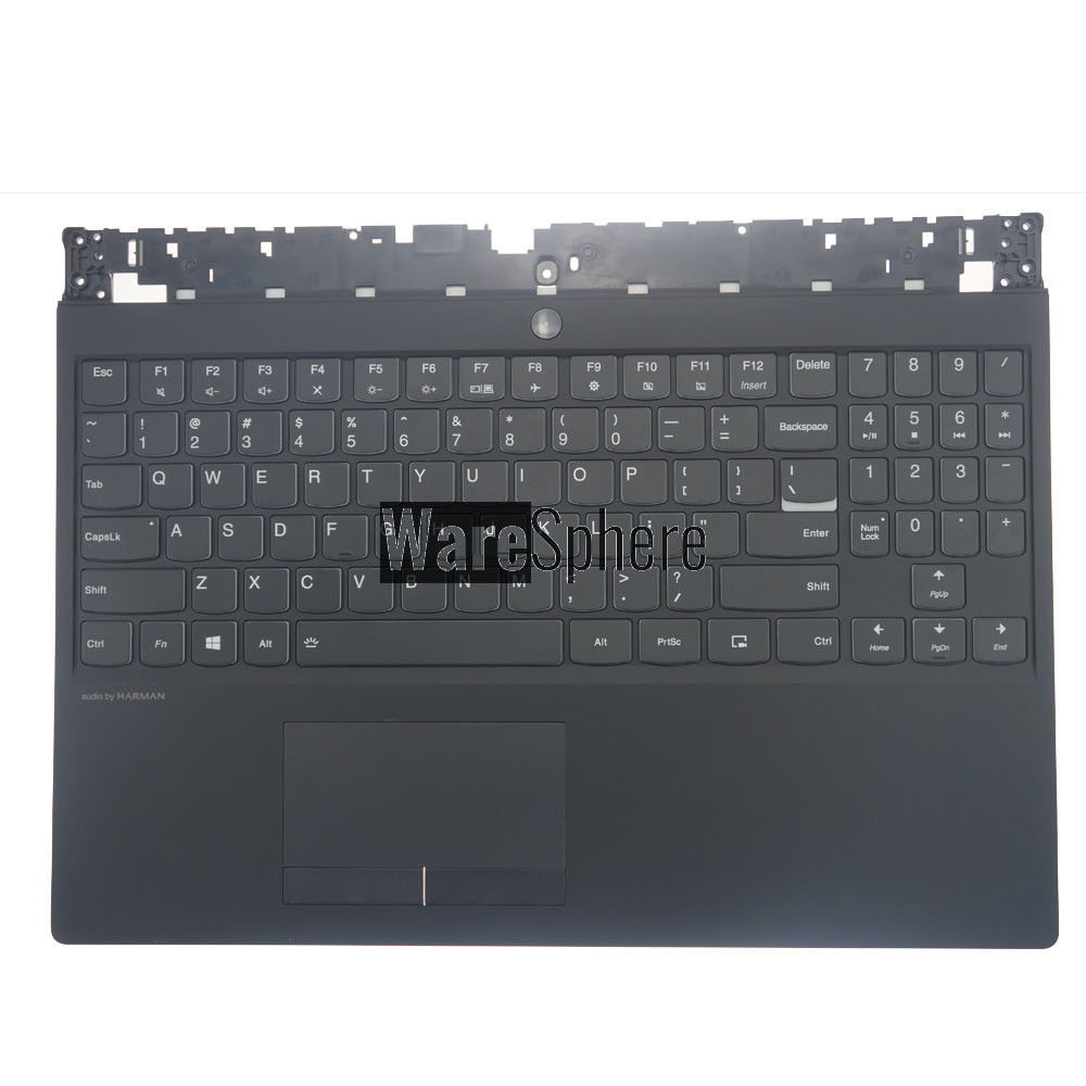Top Cover Upper Case for Lenovo Legion Y530-15ICH Palmrest with Backlit Keyboard Touchpad 5CB0R40212 Black US