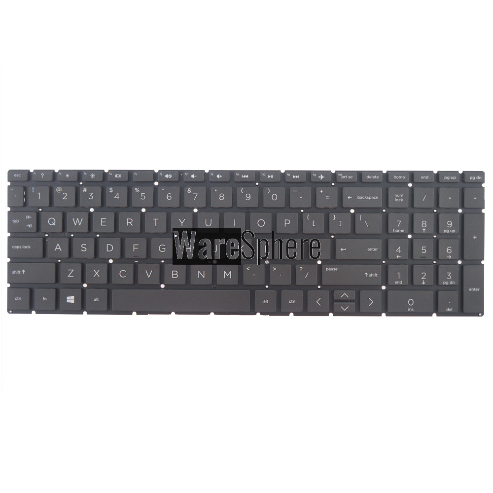 Laptop US Keyboard for HP X360 15-CR0051OD 9Z.NEZSC.E01 Black