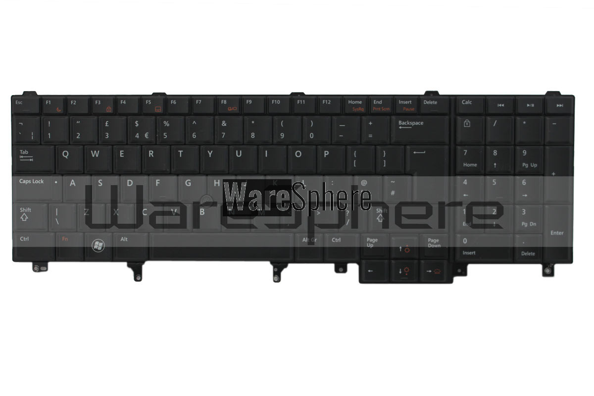 Backlit Keyboard for Dell Latitude E5520 E6520 Precision M4600 M6600 20JHY