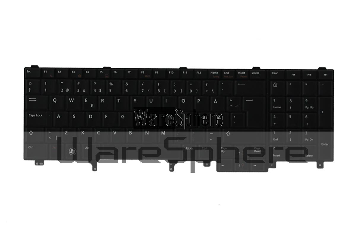 dell latitude E5520 E6520 Precision M4600 M6600 keyboard black ht0d2