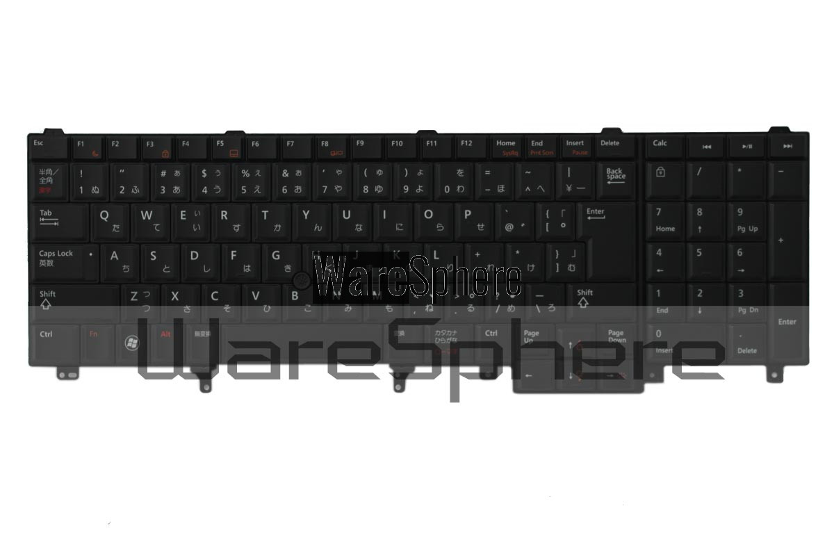 dell latitude E5520 E6520 Precision M4600 M6600 backlit keyboard black r32t3