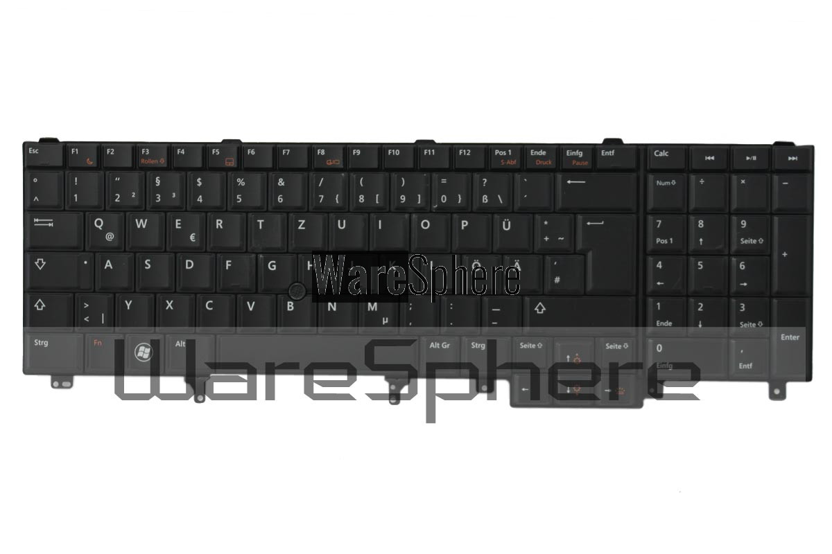 dell latitude E5520 E6520 Precision M4600 M6600 backlit keyboard black h0xjx