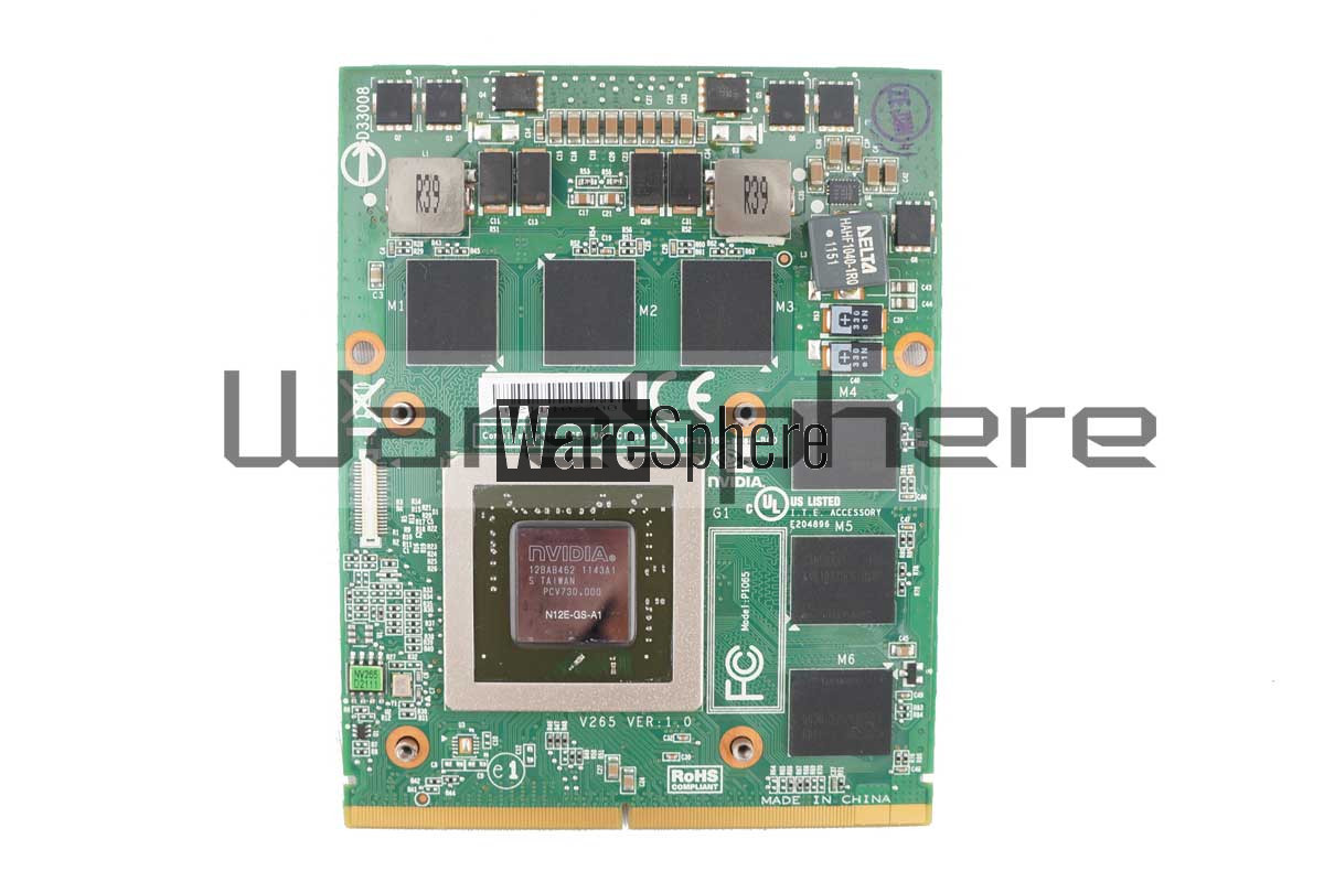 Nvidia Geforce Gtx560m 1 5gb Graphics Card For Dell Alienware M18x M17x M15x N12e Gs A1 Yt99j