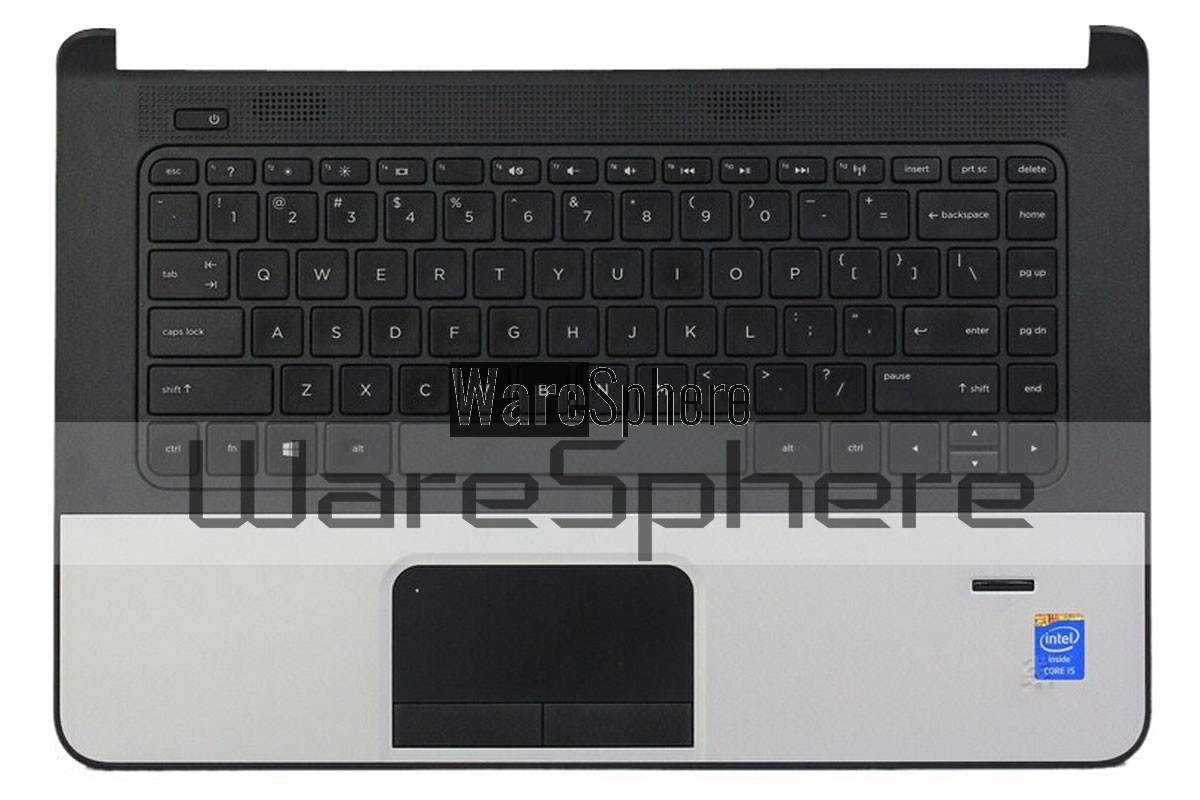 Upper Case with Keyboard Assembly for HP 248 G1 Black