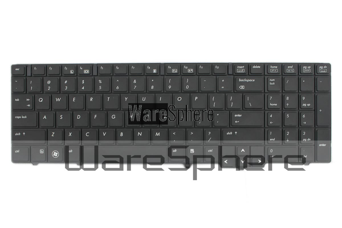 Keyboard for HP ProBook 6555B 609877-001 Black US V103226BS1