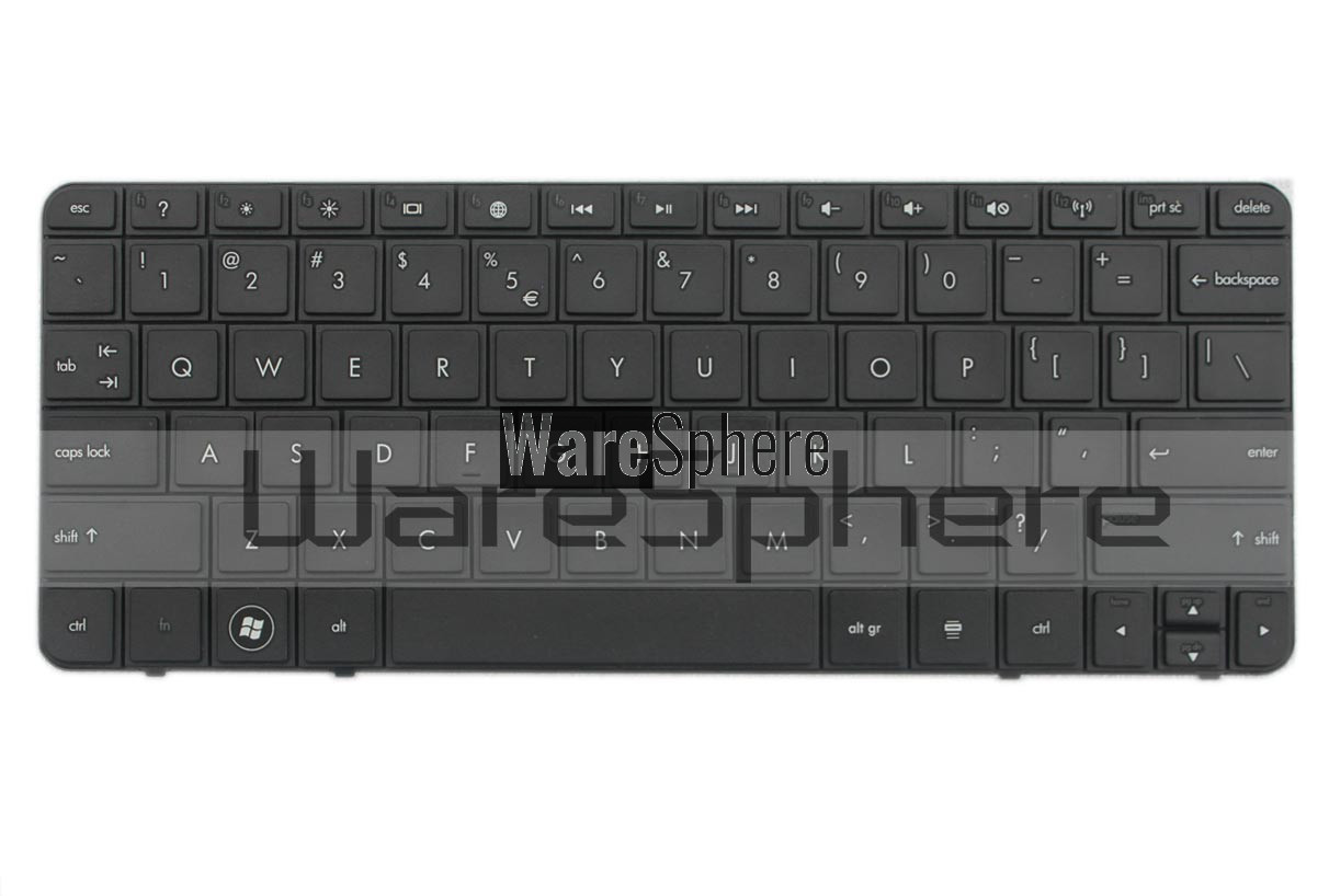 Keyboard for HP Mini 110-1103 MP-09K83U4 Black UK