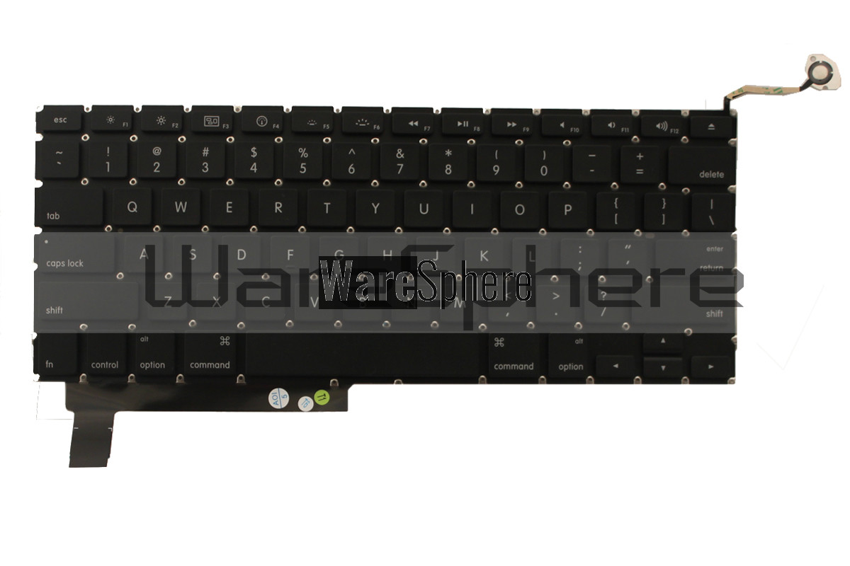 Keyboard for Apple MacBook Pro 15" MB985 MB986 MC118 (Model A1286)