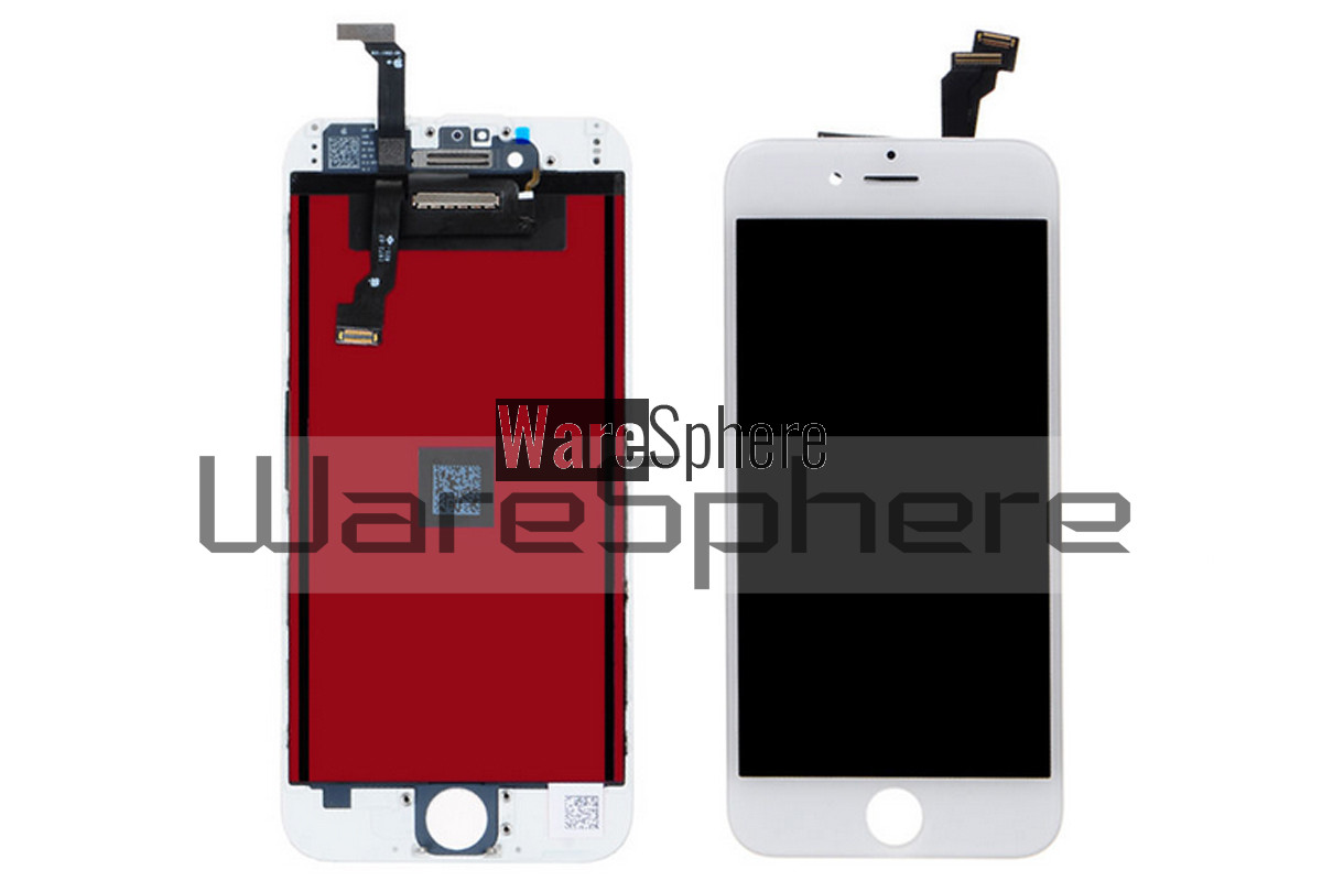 LCD Display and Touch Screen Digitizer Screen Lens for Iphone 6 White
