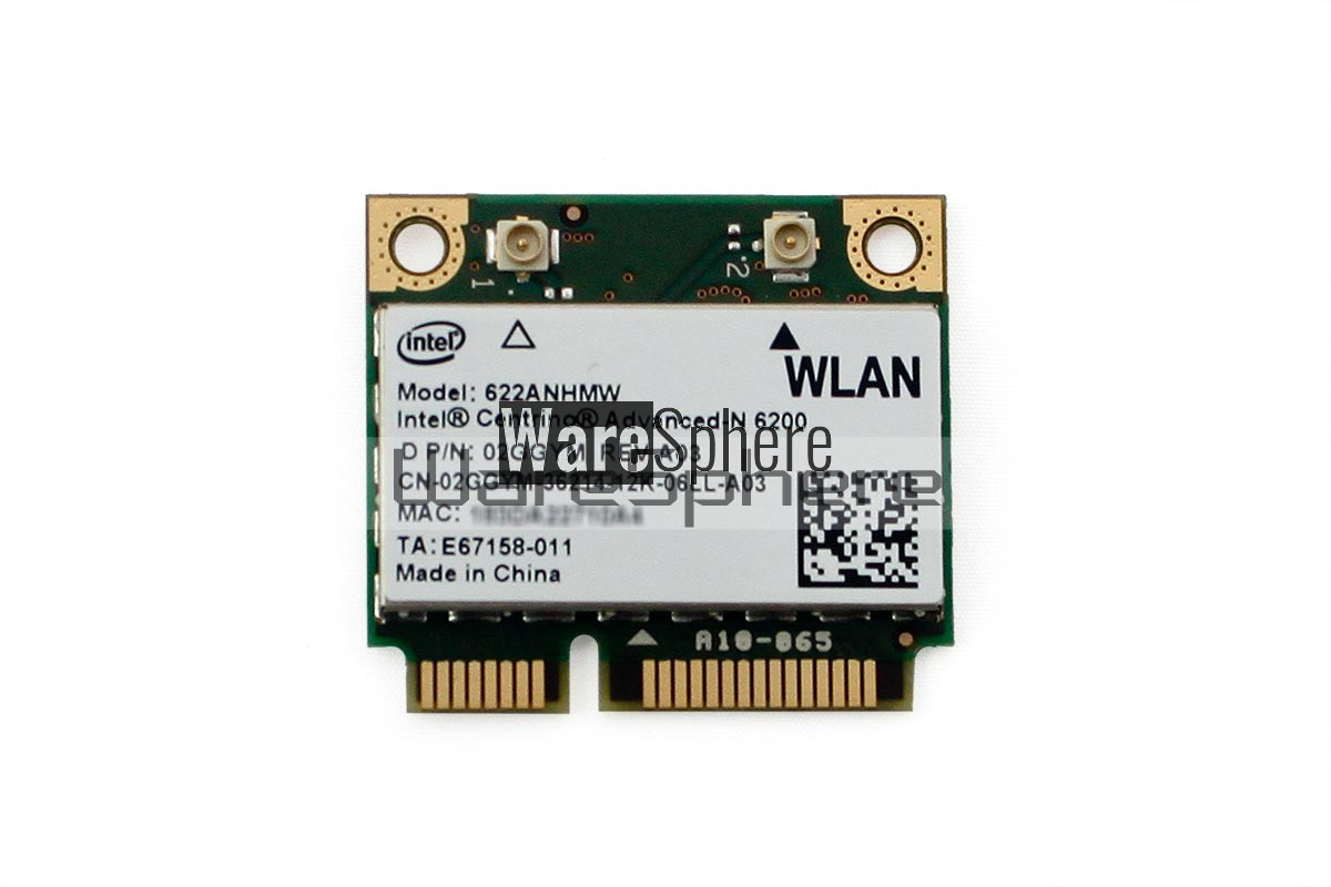 Intel Advanced-N 6200 622ANHMW Half Mini PCI-E WLAN Wireless Card (2GGYM)