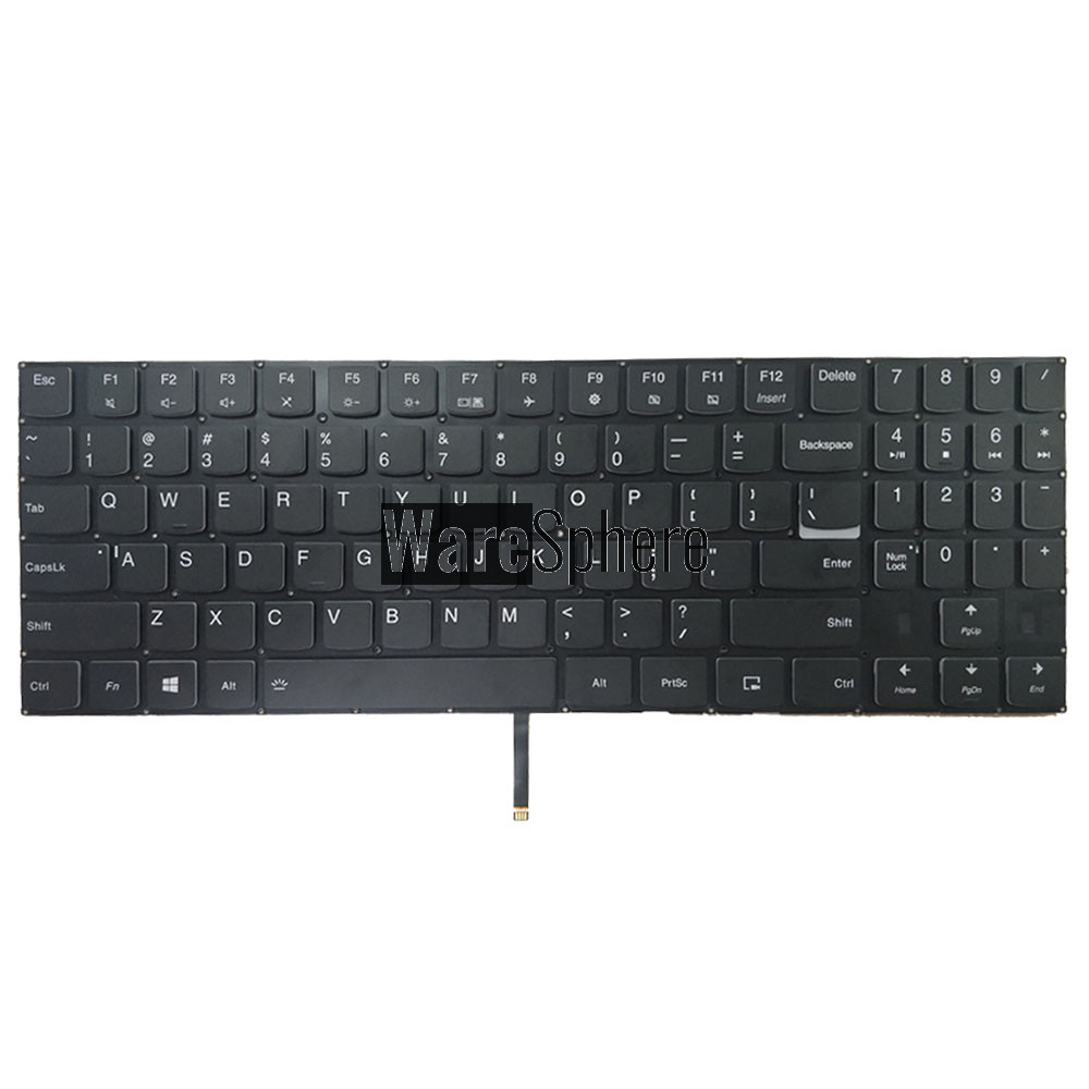 Laptop US Backlit Keyboard for Lenovo Legion Y530-15ICH Black