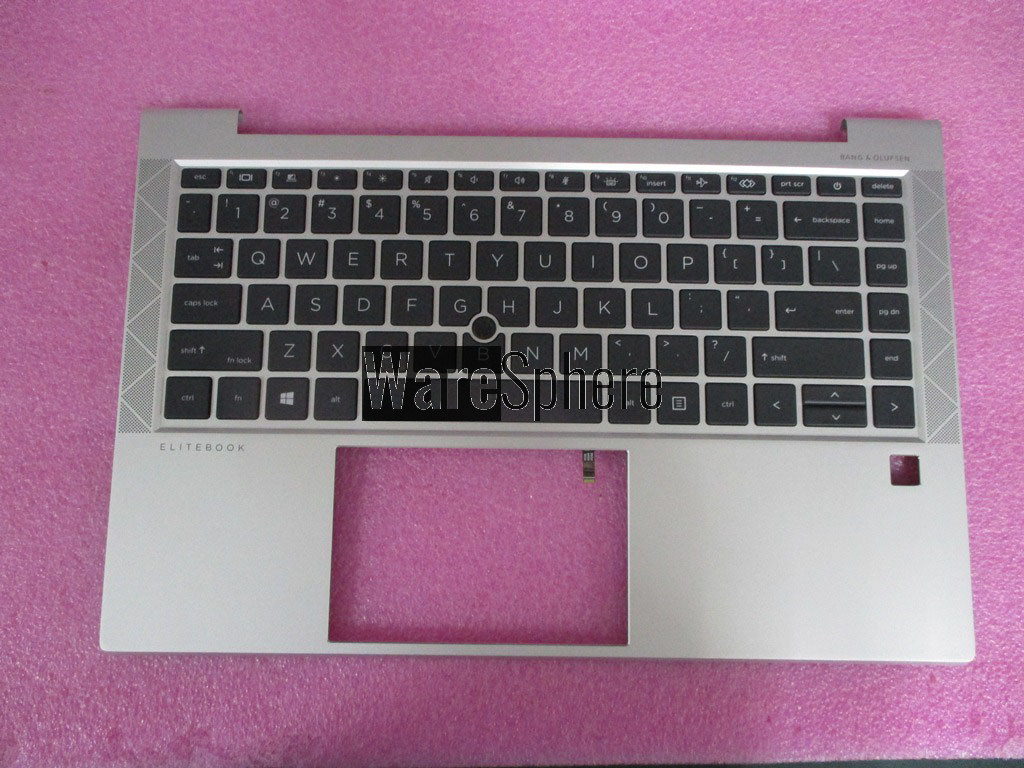 Upper Base Cover for HP Elitebook 840 G7 W/ Backlit US M07091-001 Silver