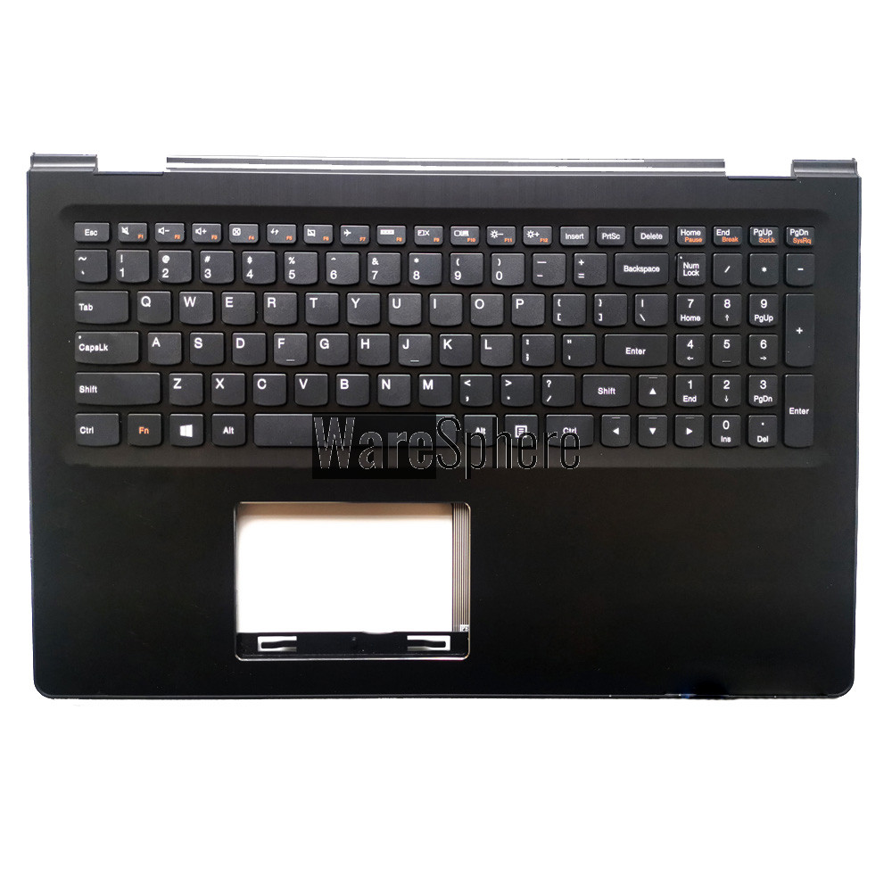 Top Cover Upper Case for Lenovo Flex3-1570 Yoga 500-15 Palmrest with US Keyboard 5CB0J34096