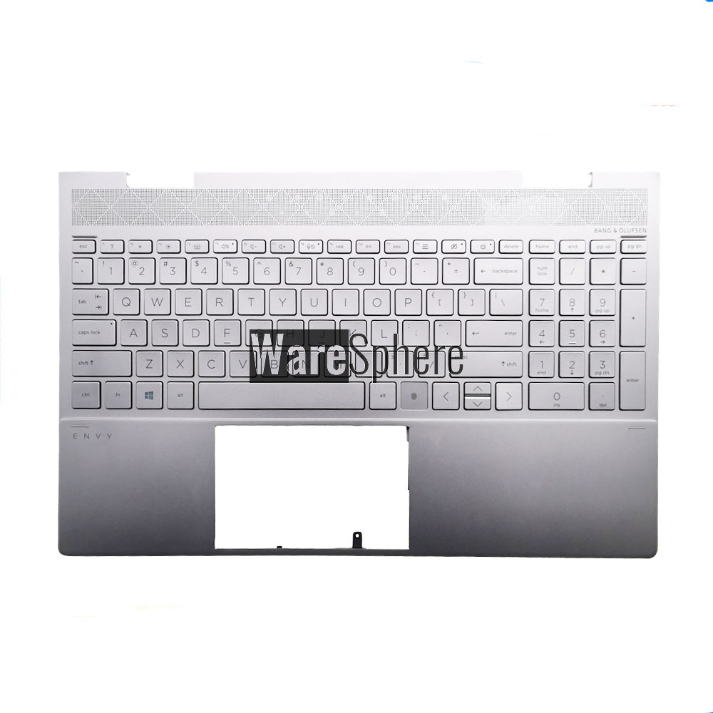 Top Cover Upper Case  for  HP  ENVY X360 15-ED WIth Backlit Keyboard AM2UU000660 L93226-001 Silver