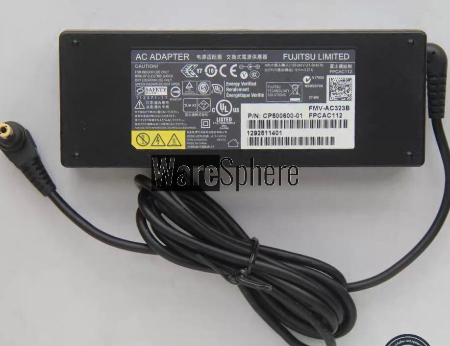 19V 5.27A 100W  AC Adapter For FUJITSU LIMITED A11-100P2A  CP500600-04 Black