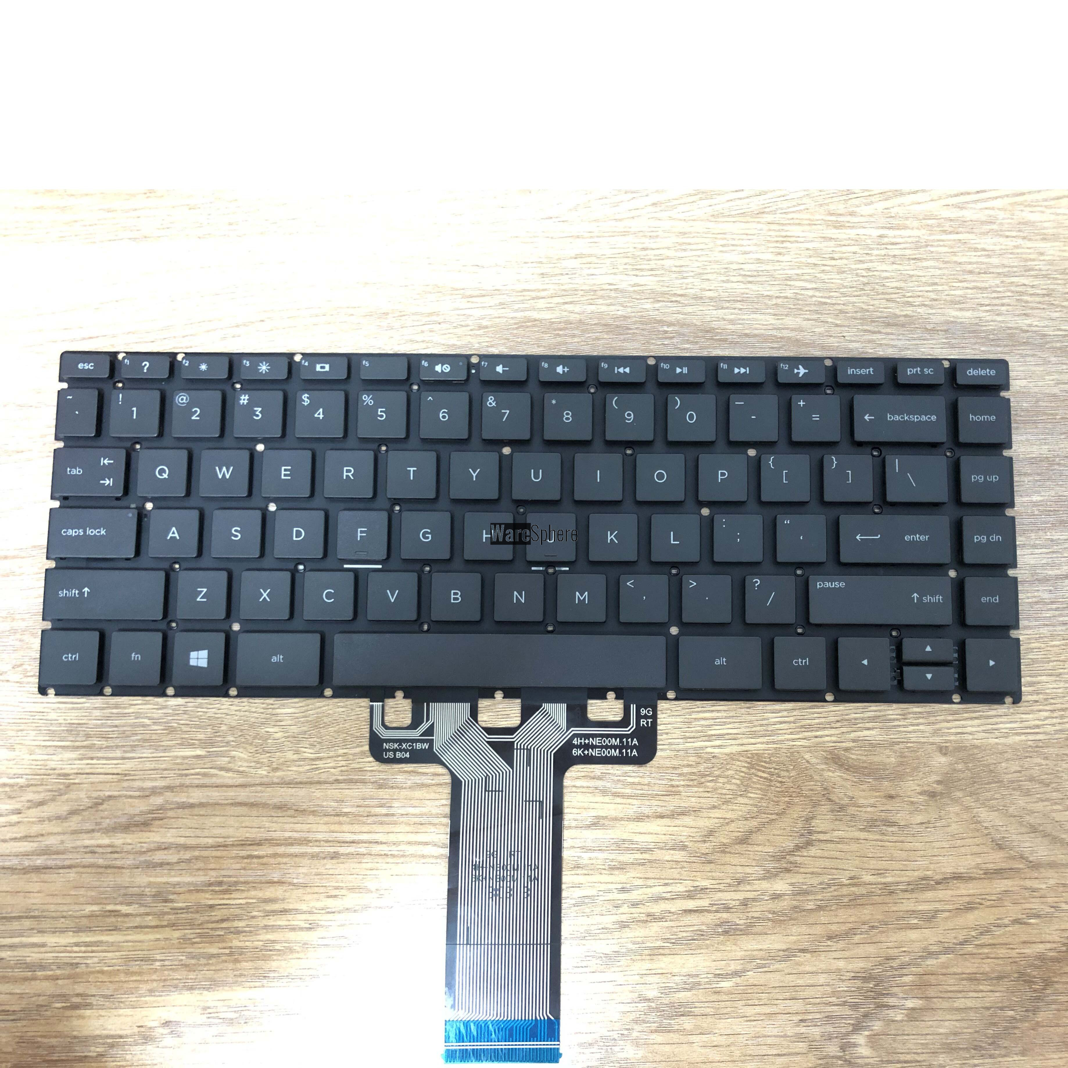Keyboard For HP 14-CF DK Black