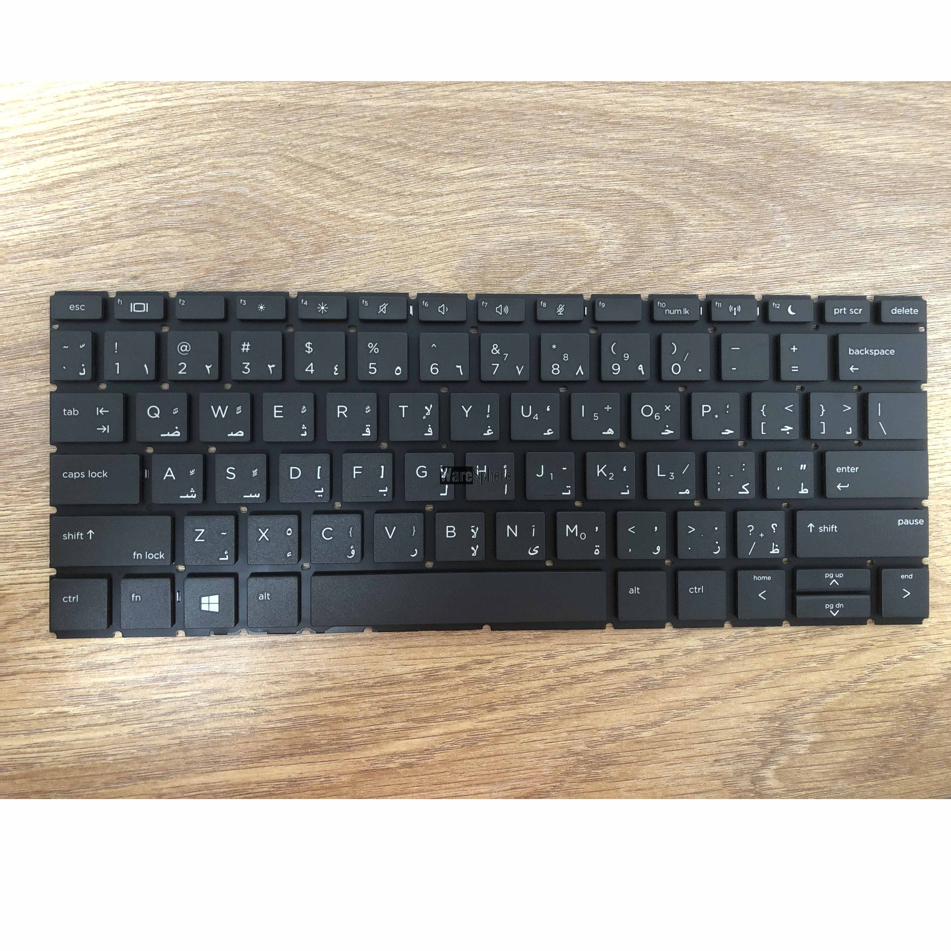 Keyboard for HP Probook 13 430 G6  Arabic language  Black