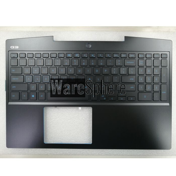 Top Cover Upper Case Blue side for Dell G3 15 3590 With G Logo Blue Keyboard Palmrest P0NG7 0P0NG7 Black