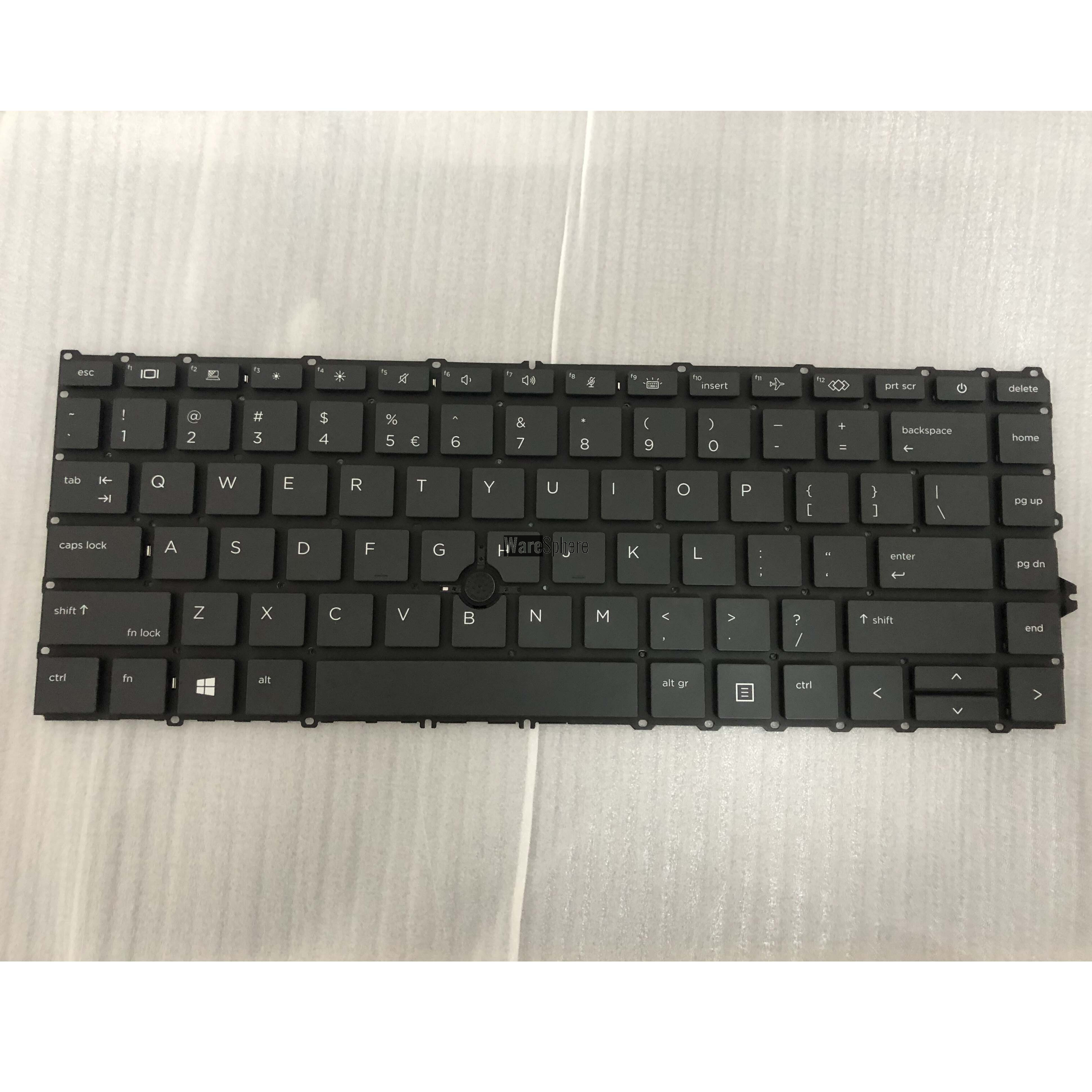 Laptop UI Backlit Keyboard for HP ELITEBOOK 840 G7 Black