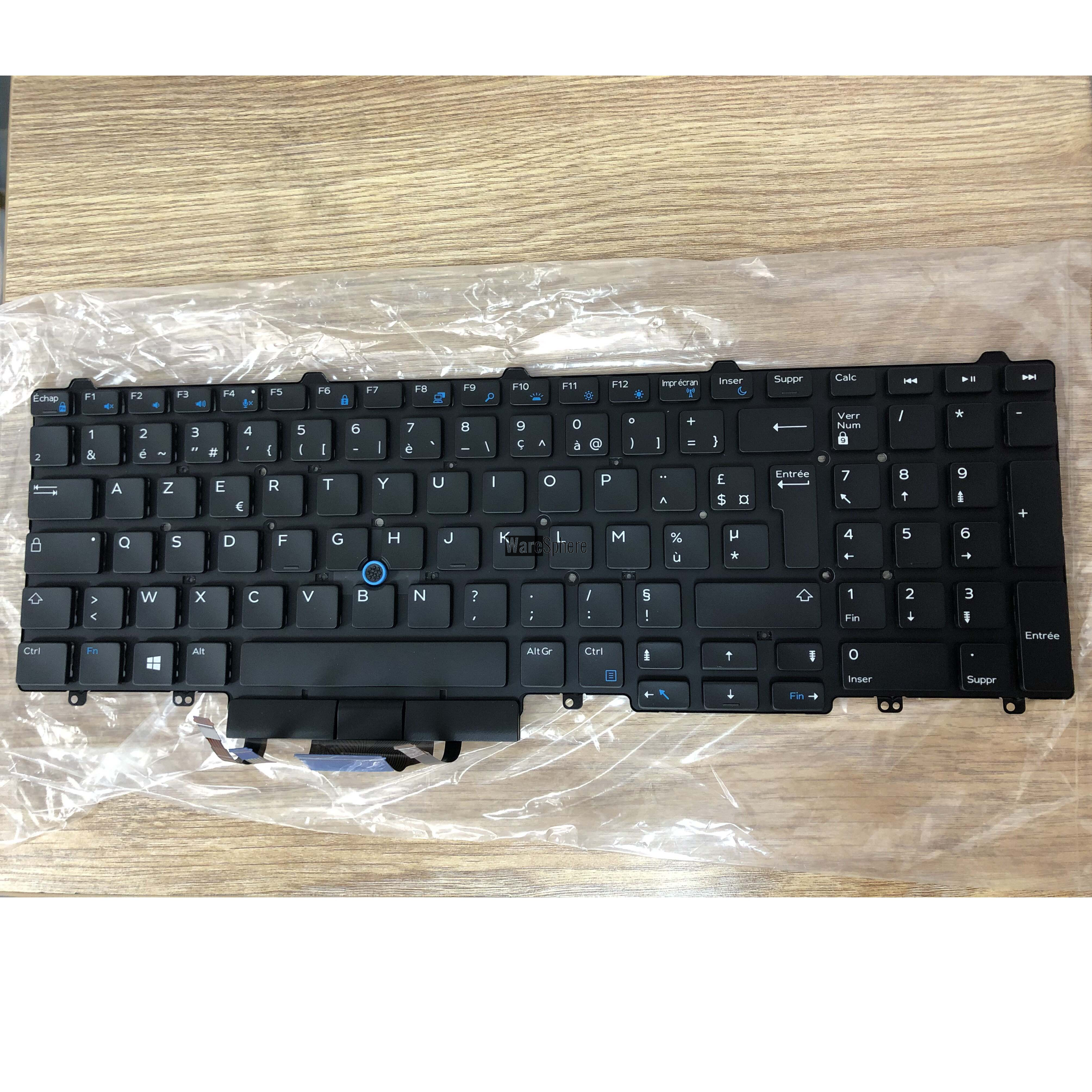 Backlit Keyboard For Dell Latitude E5550 E5570 5580 French PK1313M4B13 0WCKVN WCKVN 