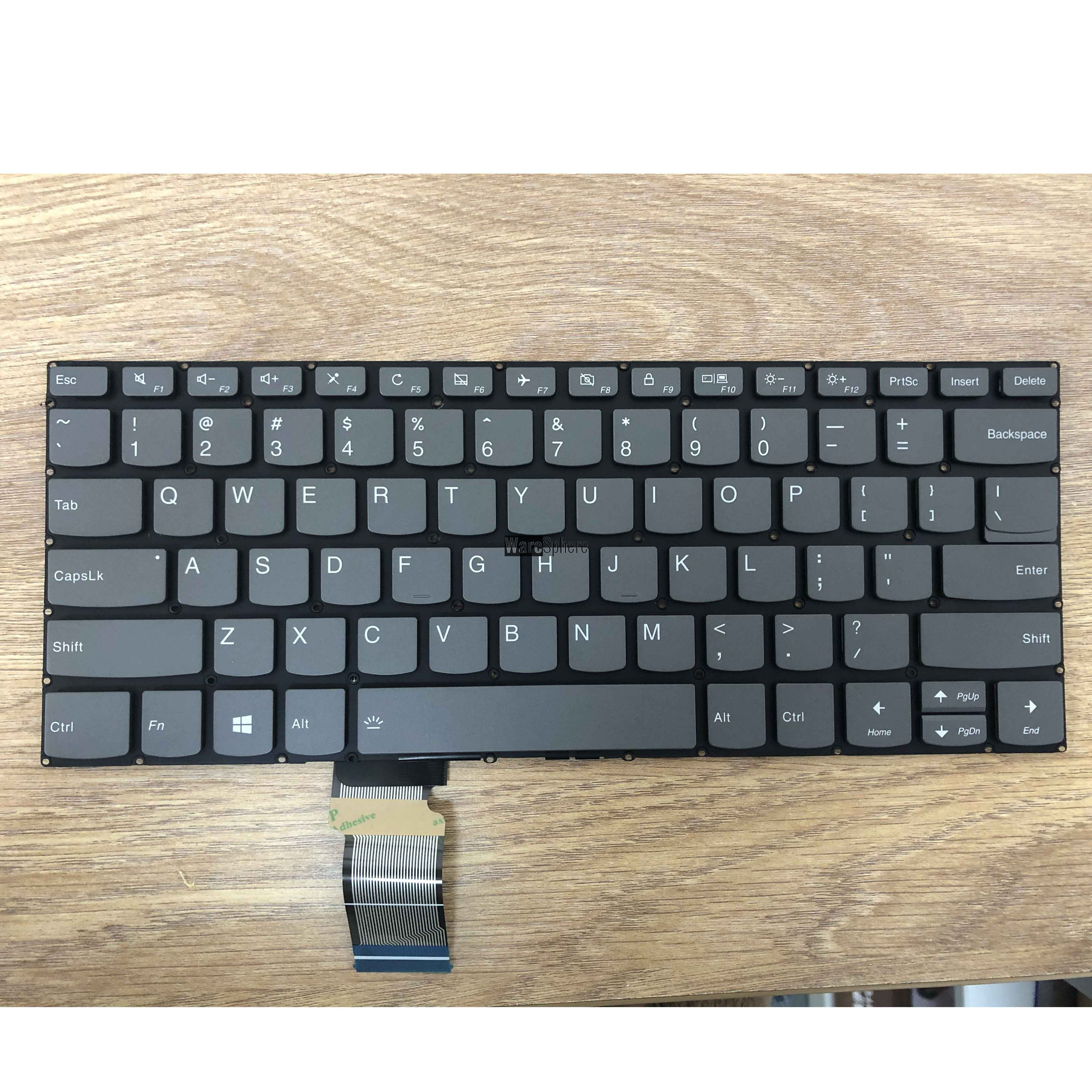 Backlit Keyboard for Lenovo Yoga 520-14IKB SN20M61649 Gray US