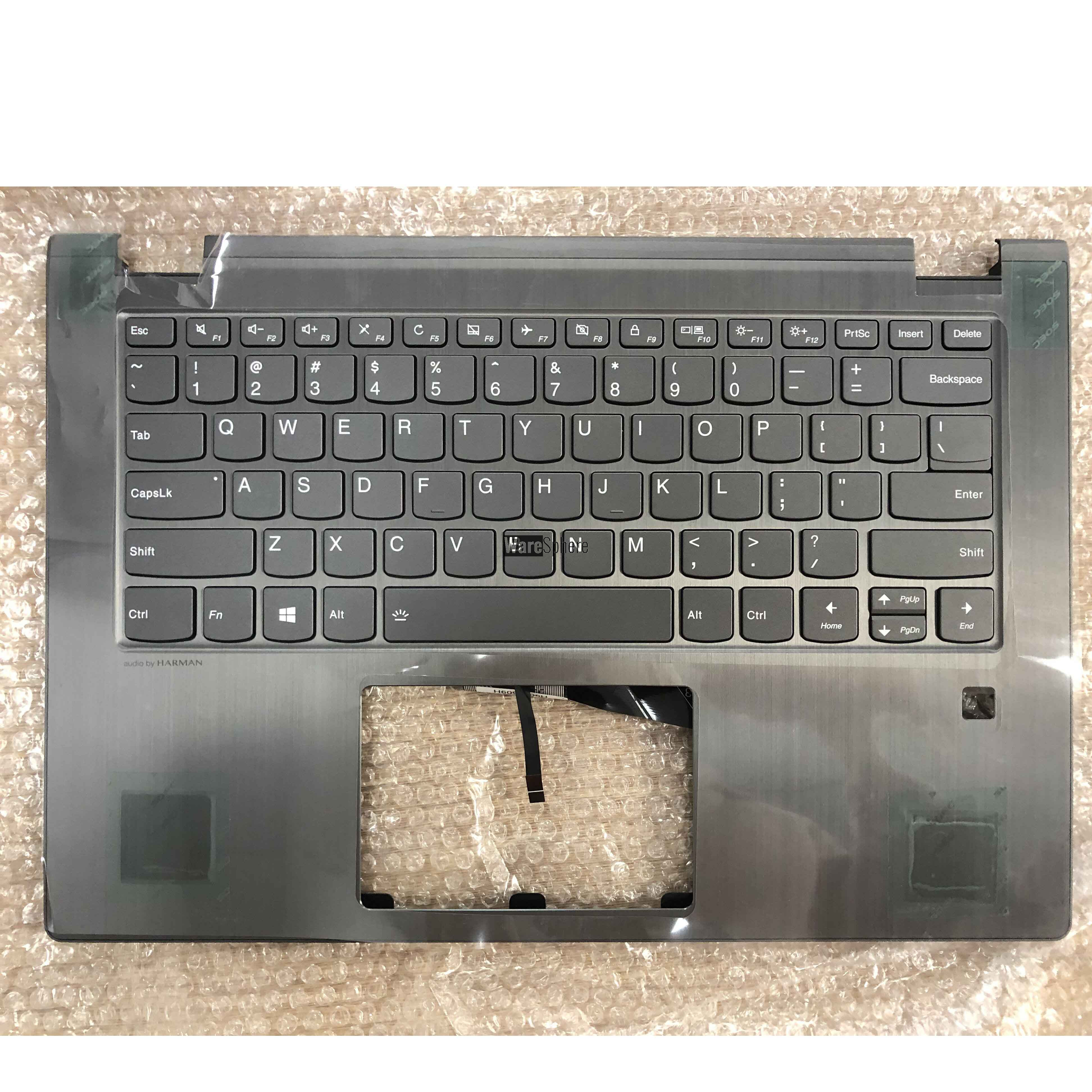 Top Cover Upper Case for Lenovo Yoga 530-14IKB Palmrest with Fingerprint hole Nontouchpad 5CB0R08815