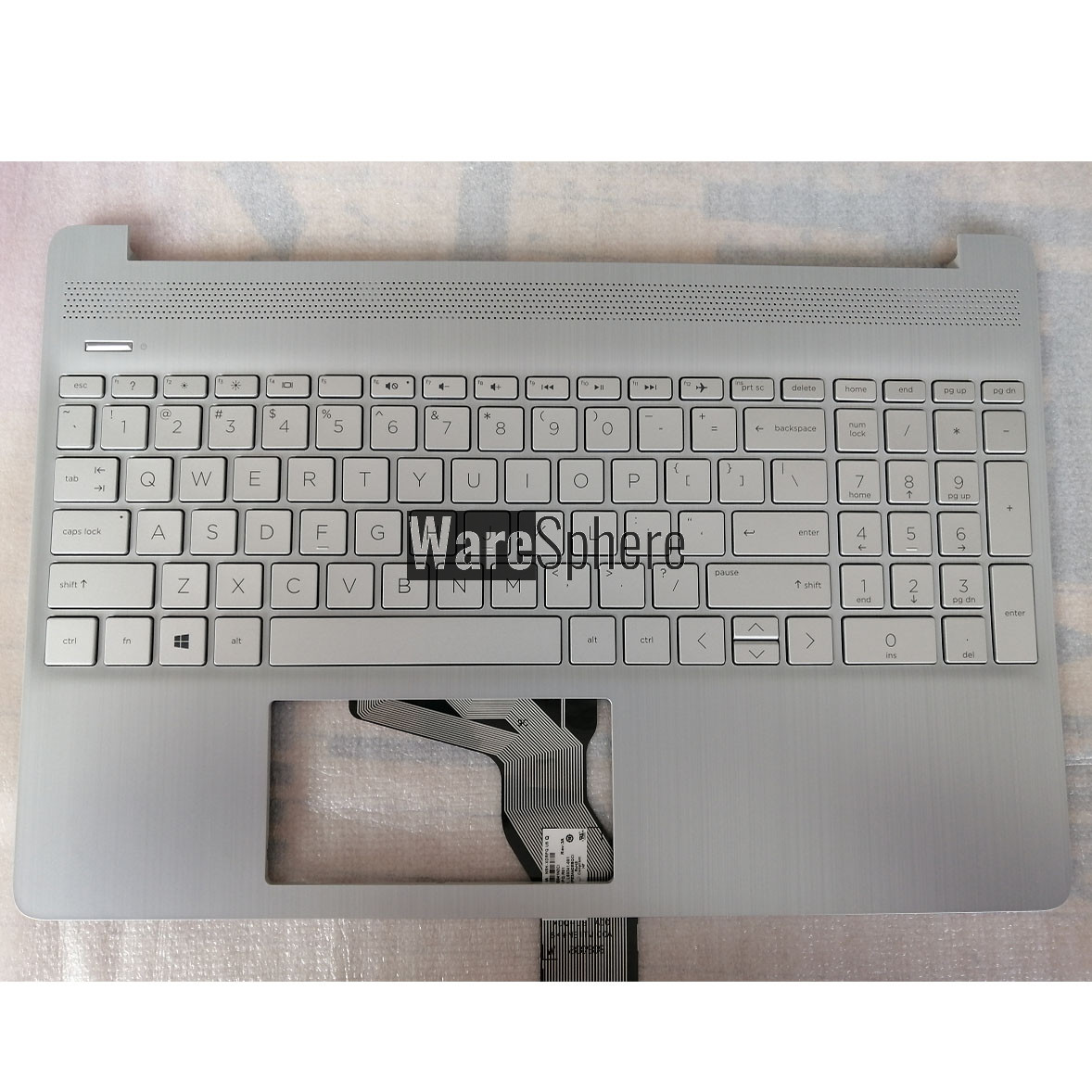 Top Cover Upper Case for Hp  15-DY Palmrest With Keyboard M17184-001 Silver