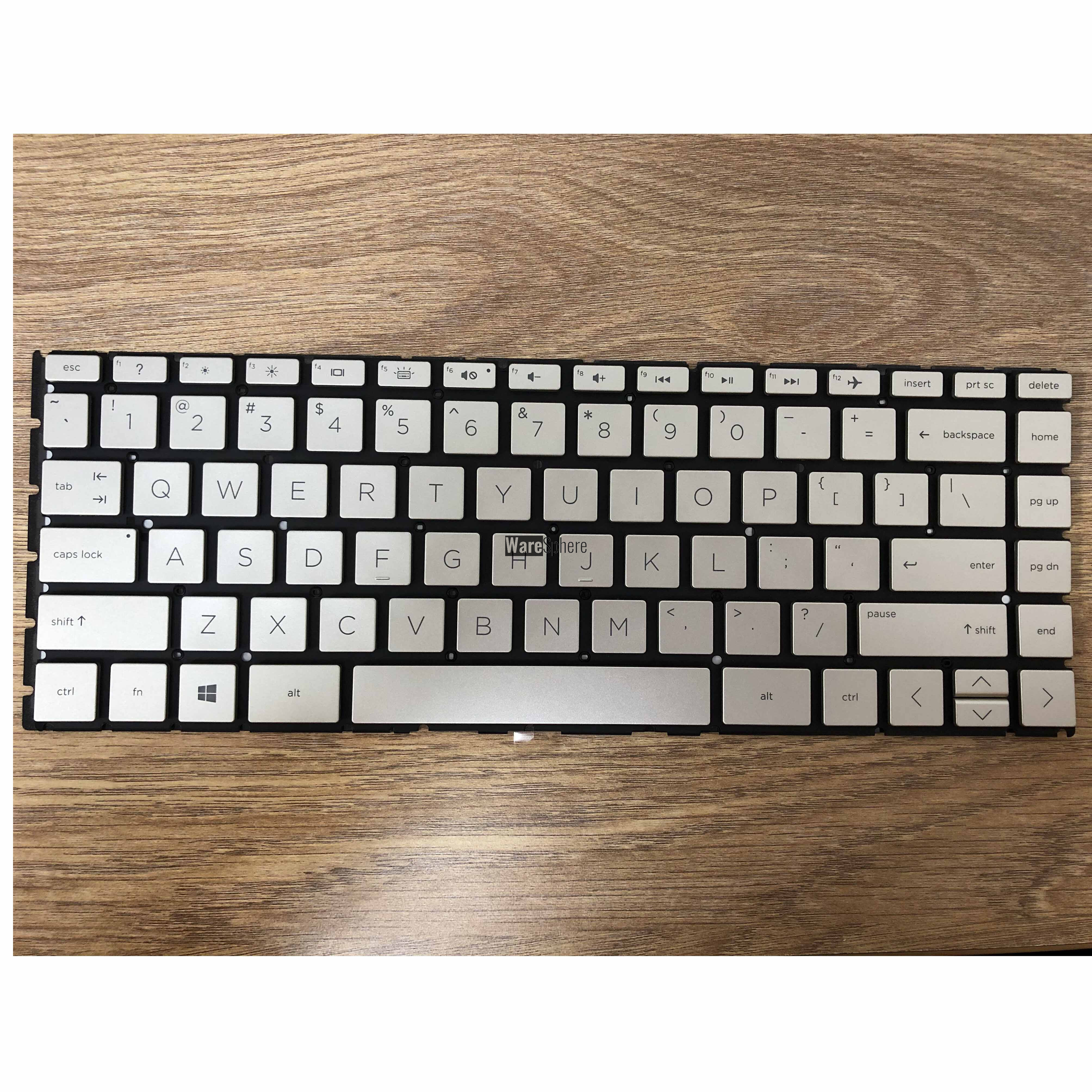 Laptop US Keyboard for HP Pavilion x360 14-DH 4900GG070101 L47854-001 Golden