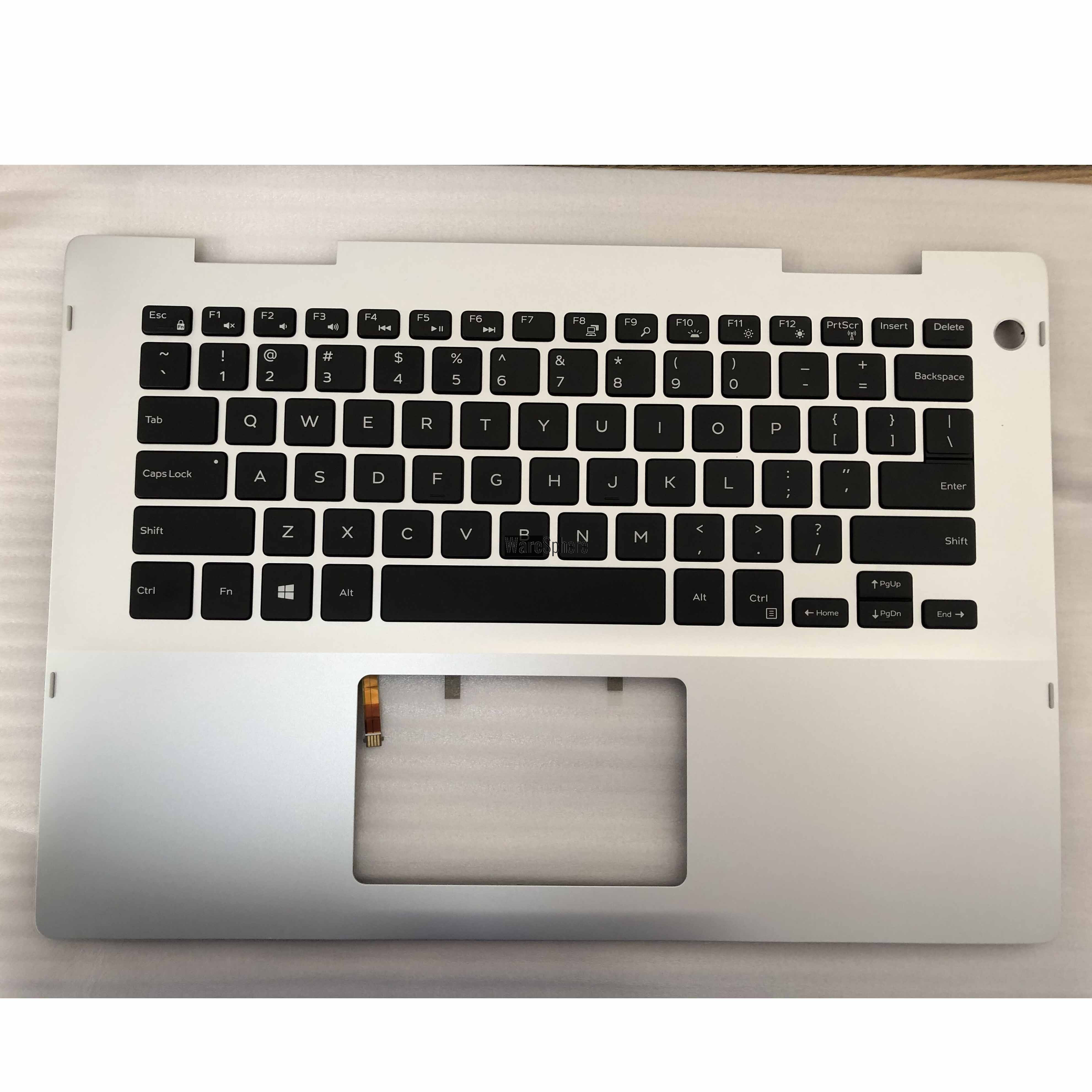 Top Cover Upper Case For Dell Inspiron 14 5482 With Backlit Keyboard 041KVJ 41KVJ 4600F90E0002 Silver