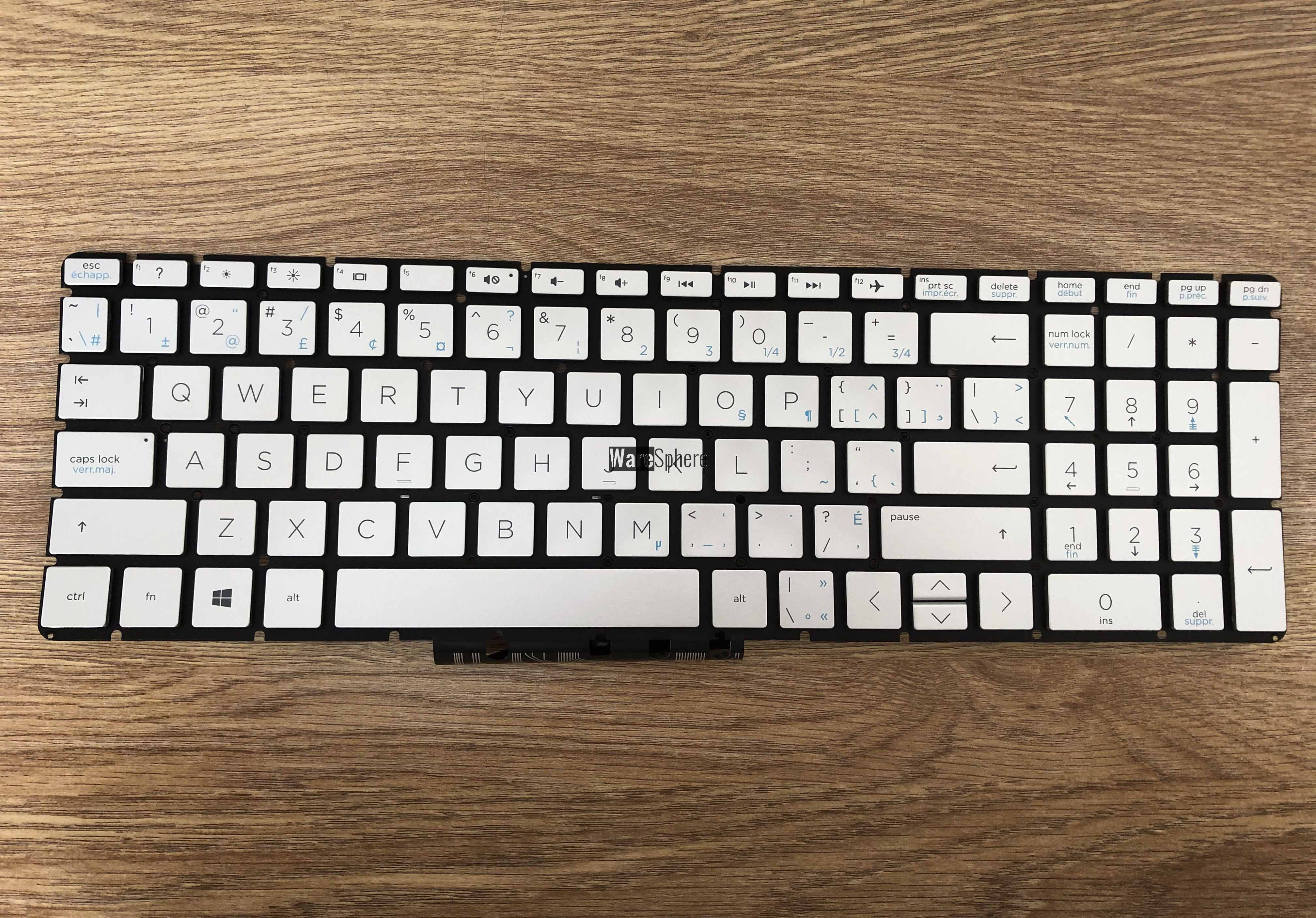 Keyboard for Hp 15-DY Silver EN/FR CAN 
