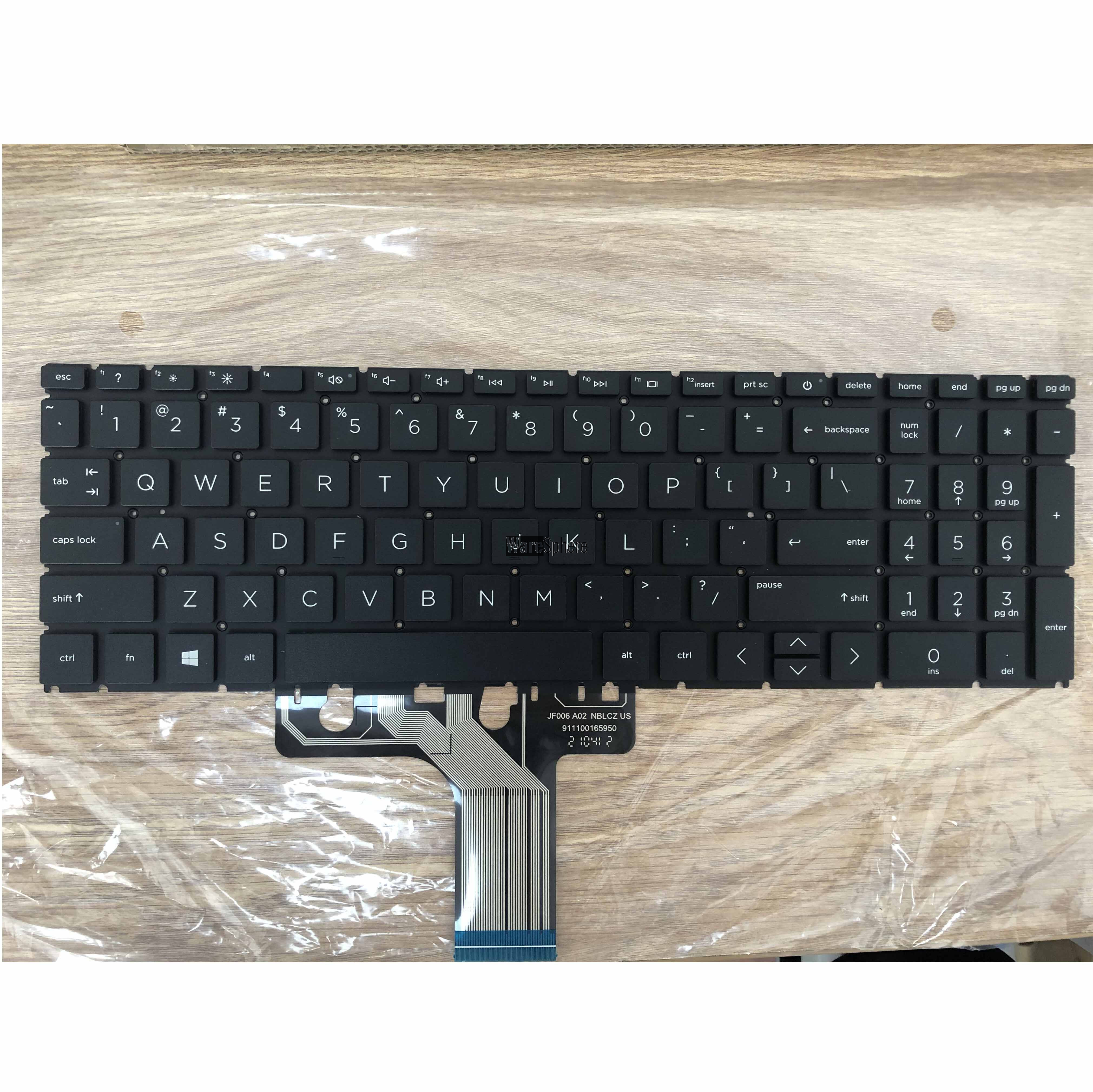 Keyboard for HP 17-CN 17-CP Black